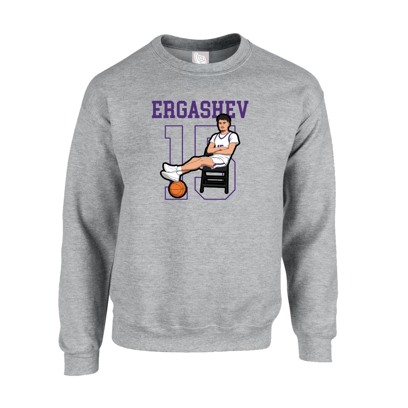 Fleece Crew — Shirsey in Grey