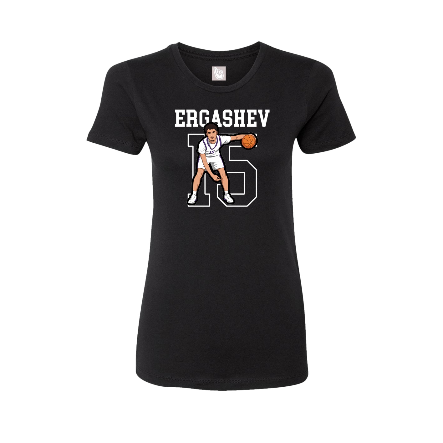 Fitted Women's Tee — Shirsey in Black