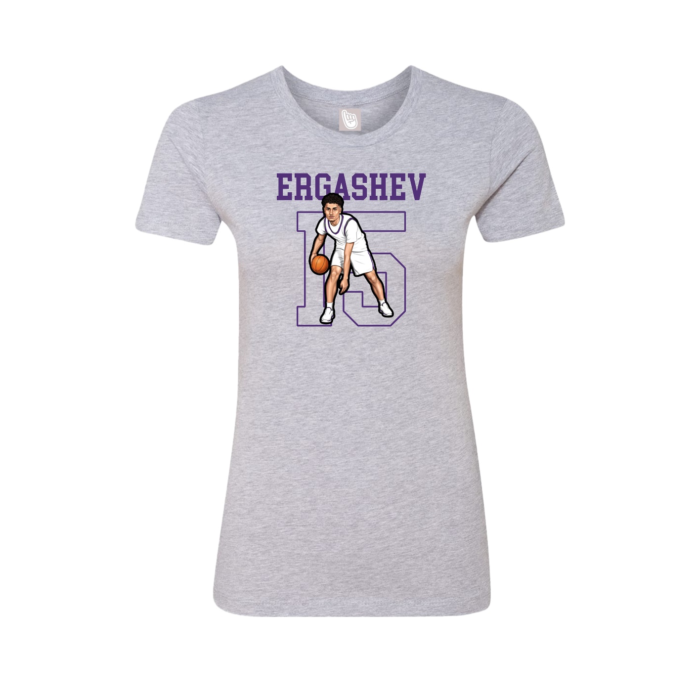 Fitted Women's Tee — Shirsey in Grey