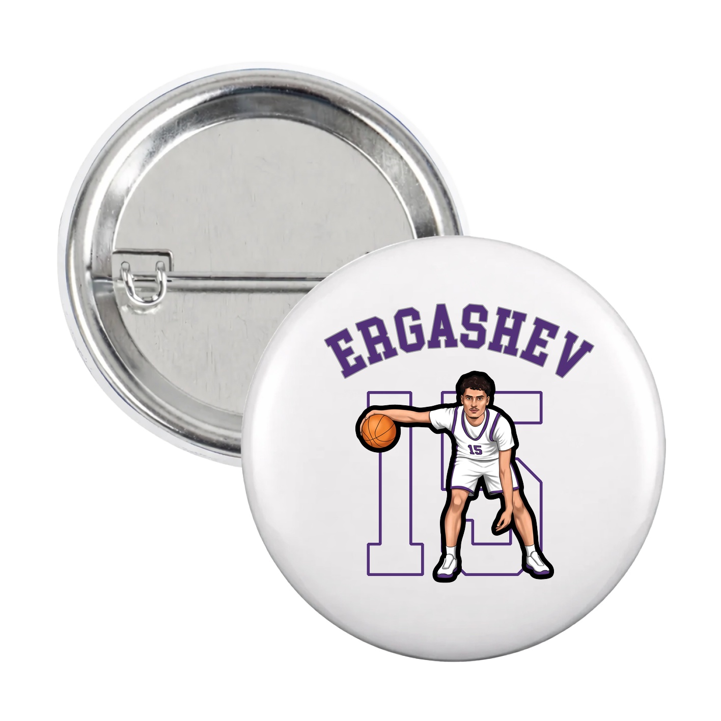Game Day Button — Shirsey Arch in White