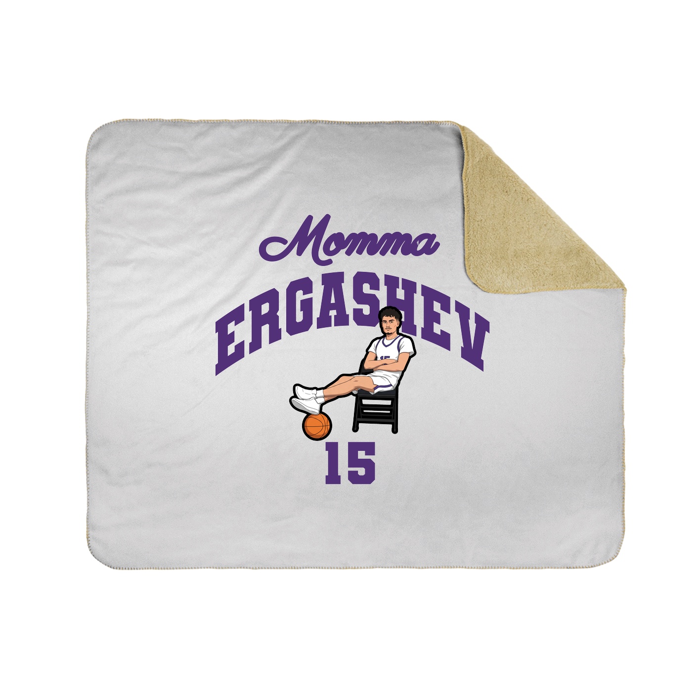 Throw Blanket — Mothers Day Arch in White