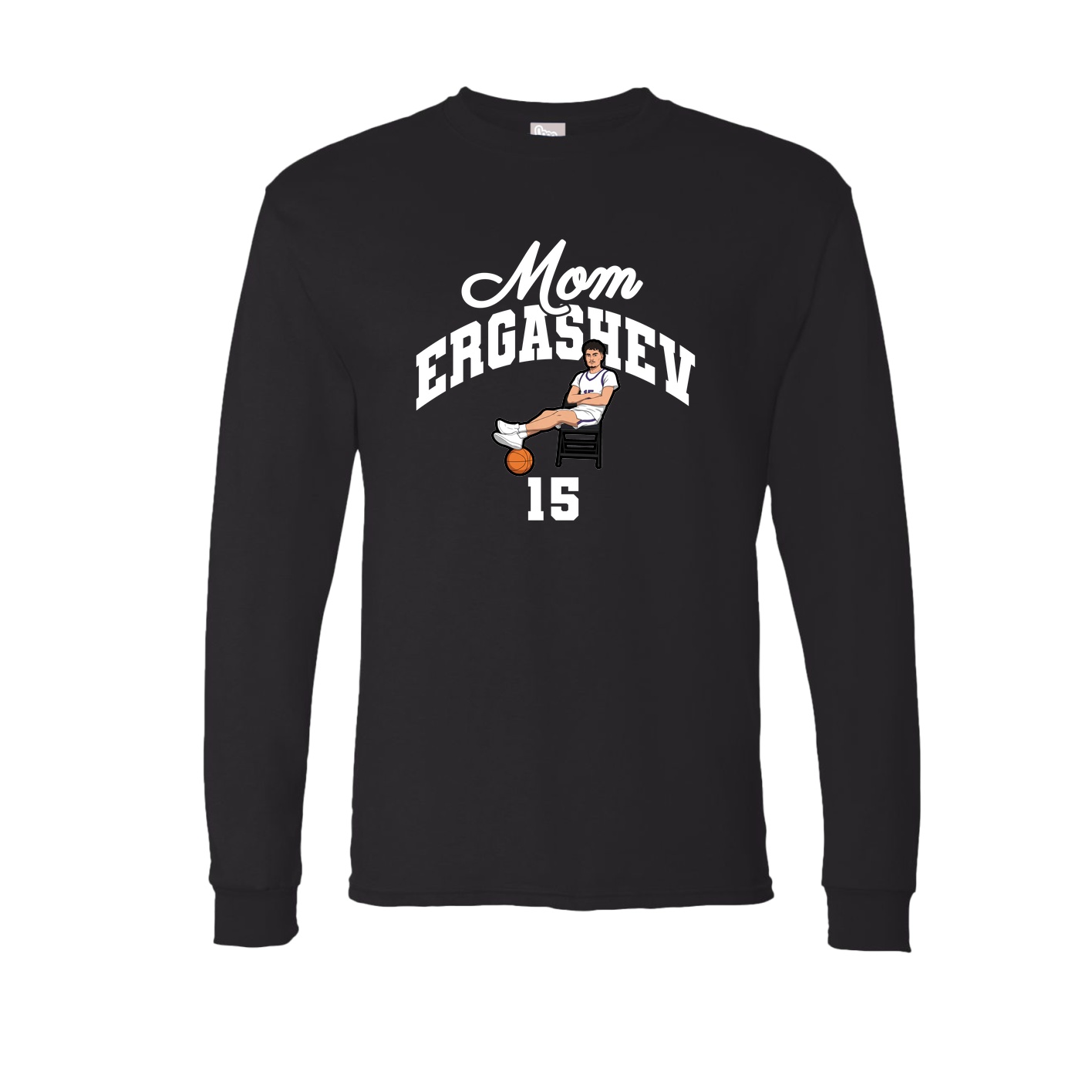 Long Sleeve Tee — Mothers Day Arch in Black