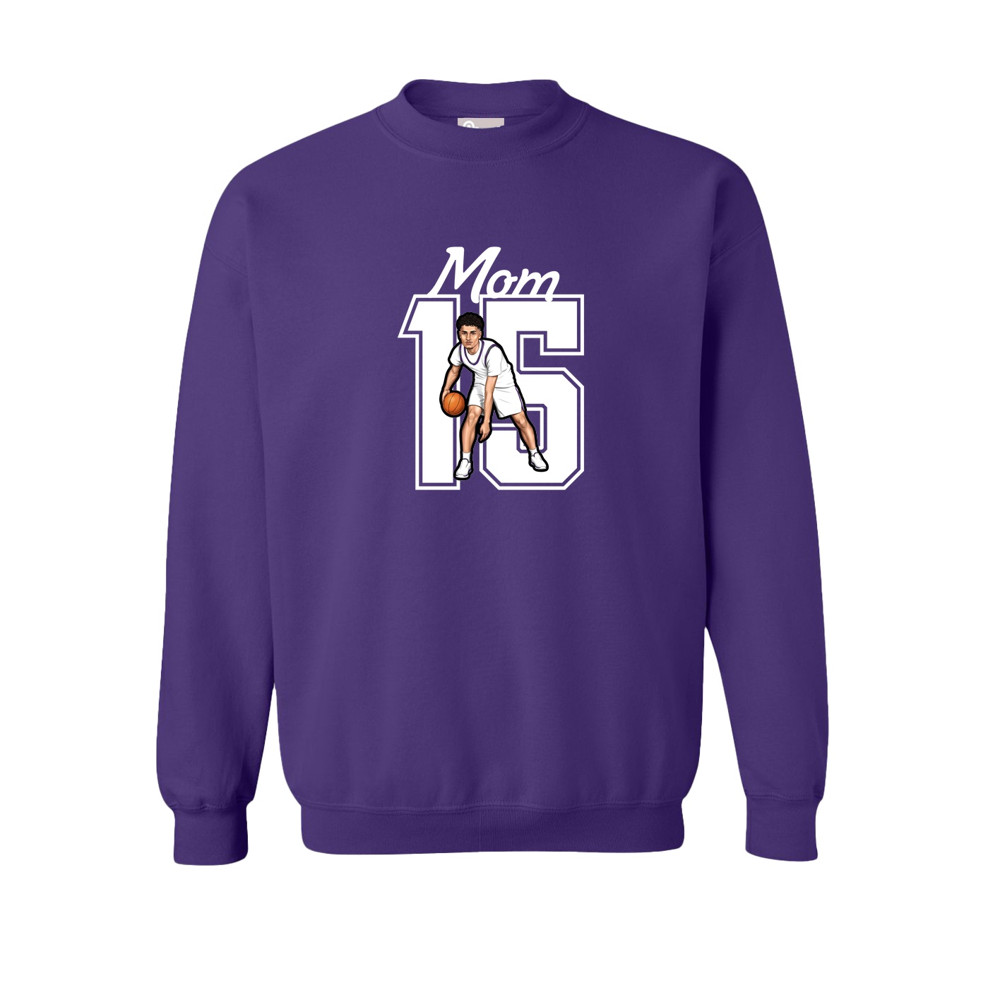 Fleece Crew — Mothers Day Shirsey in Purple
