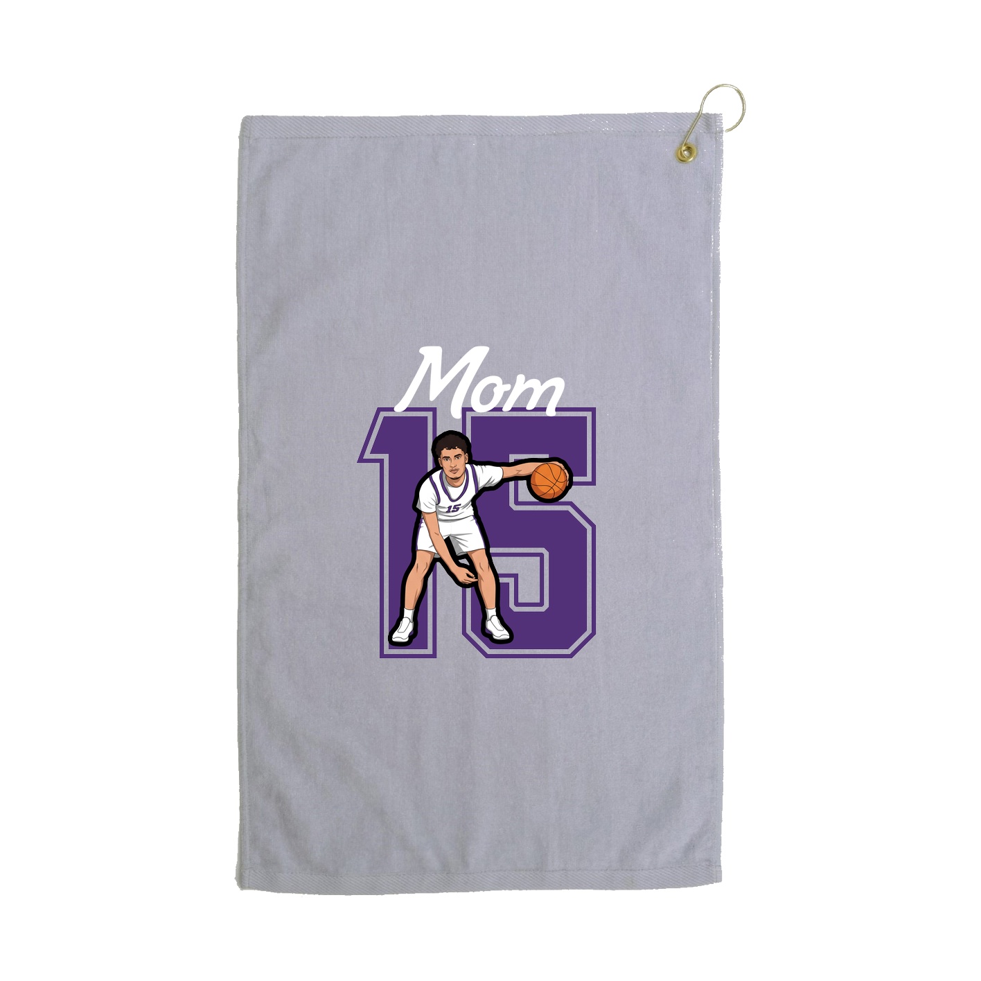 Golf Towel — Mothers Day Shirsey in Grey