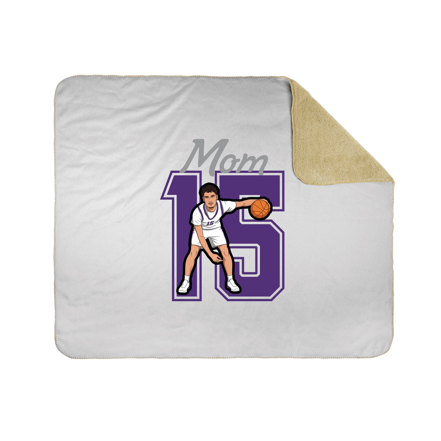Throw Blanket — Mothers Day Shirsey in White