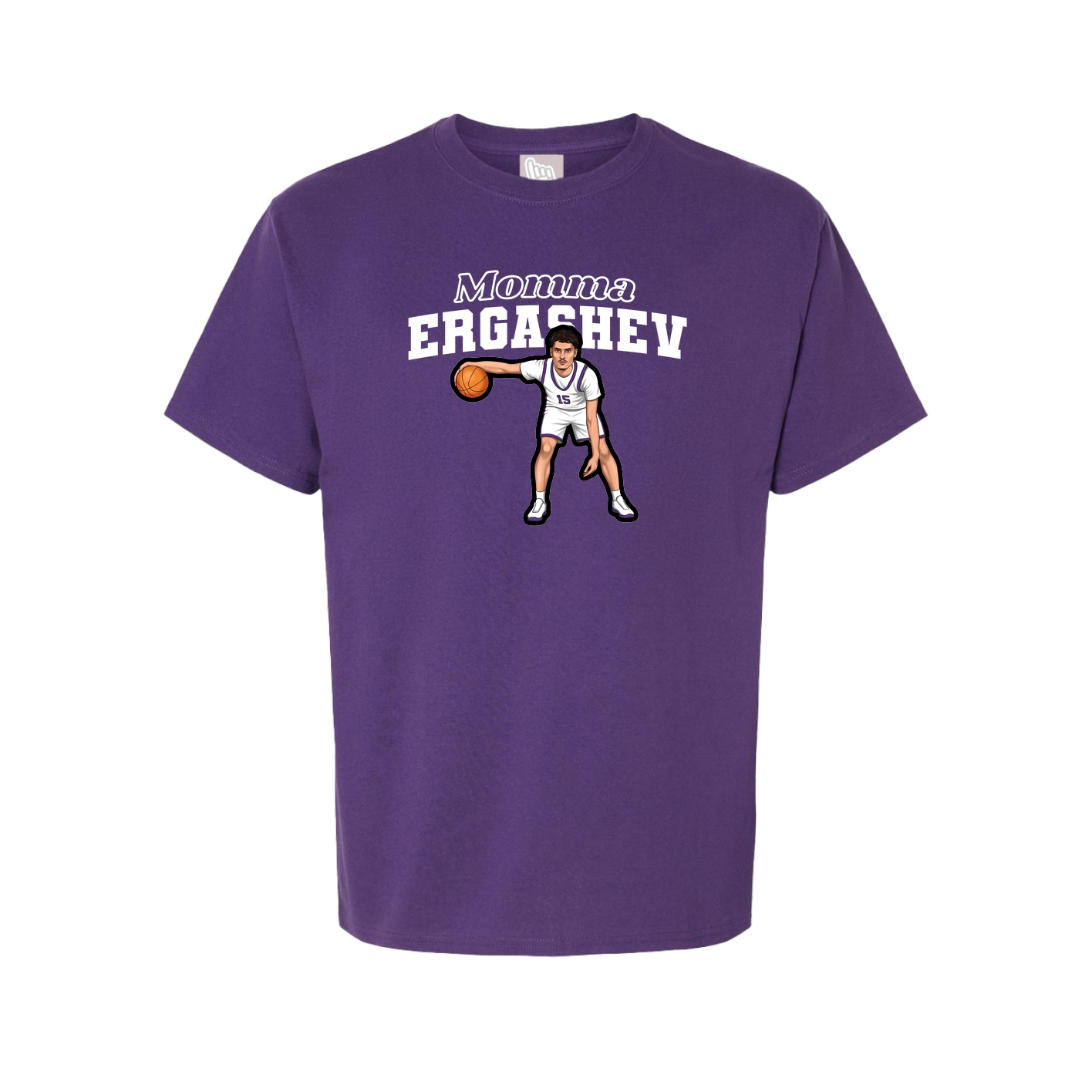Youth Tee — Mothers Day Block in Purple