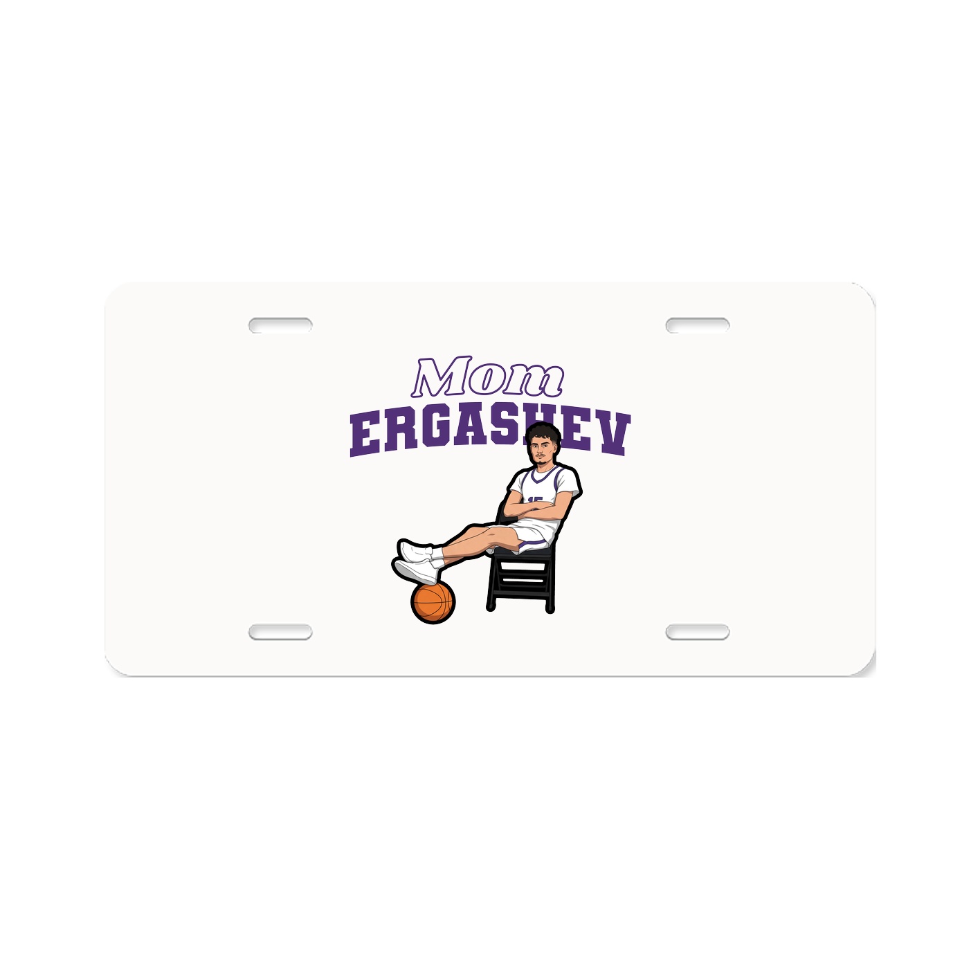 License Plate — Mothers Day Block in Classic