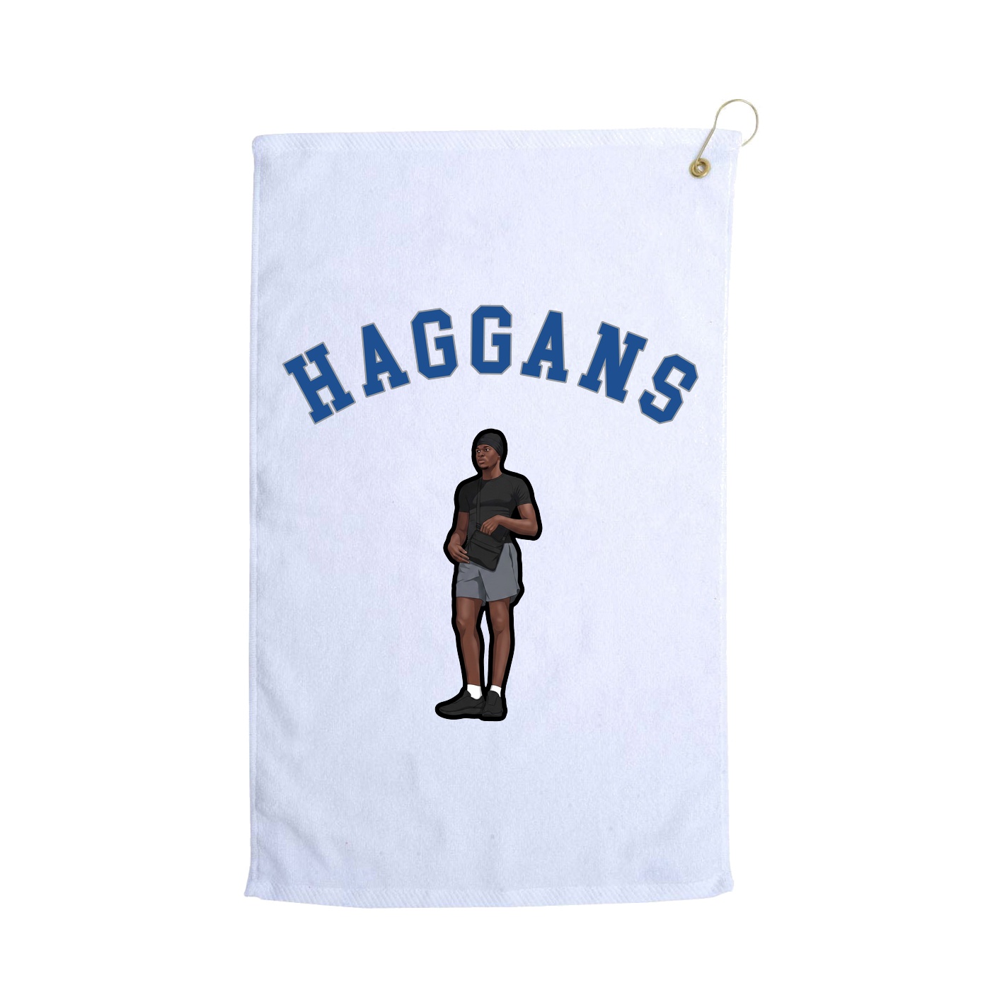 Golf Towel — Shirsey Arch in White