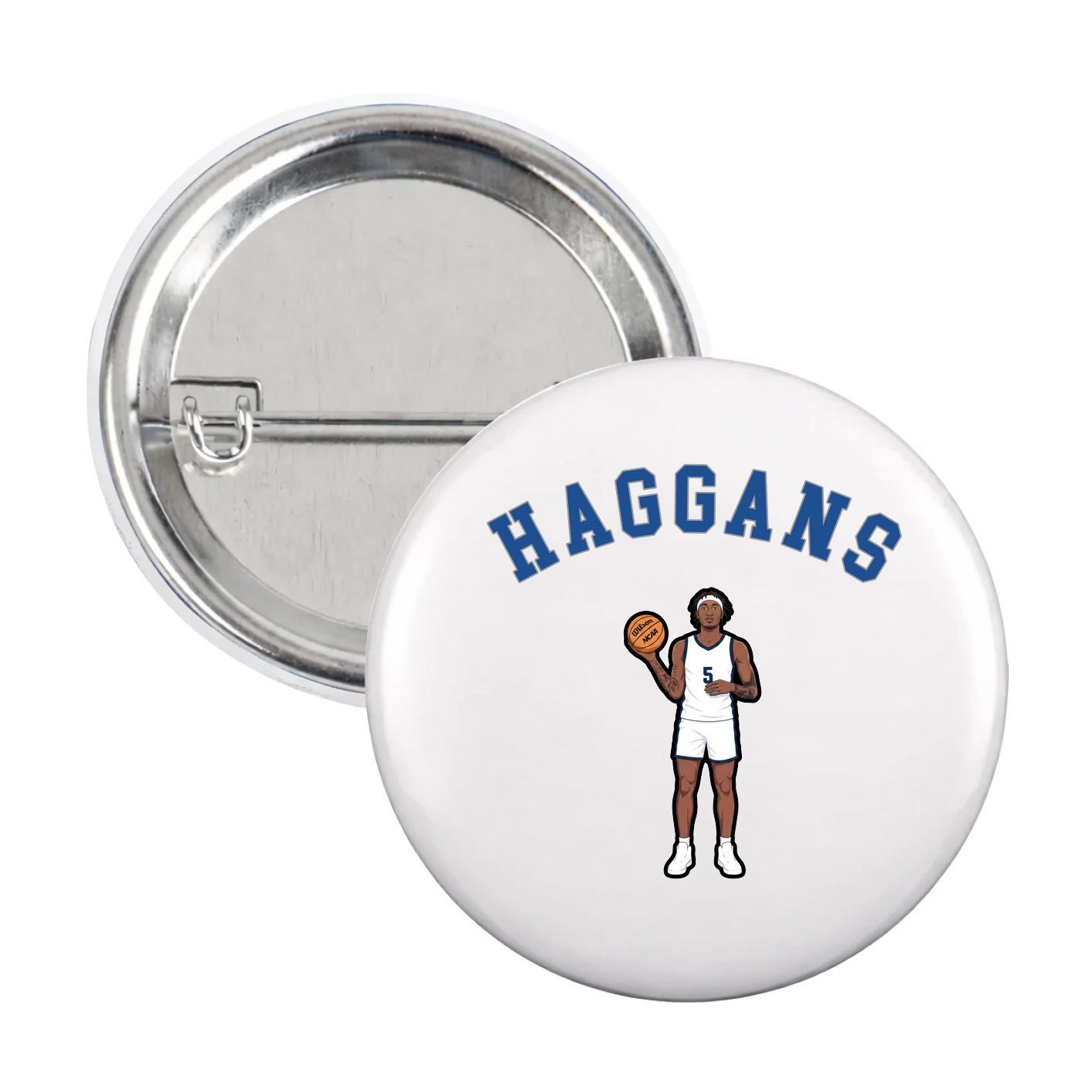 Game Day Button — Shirsey Arch in White