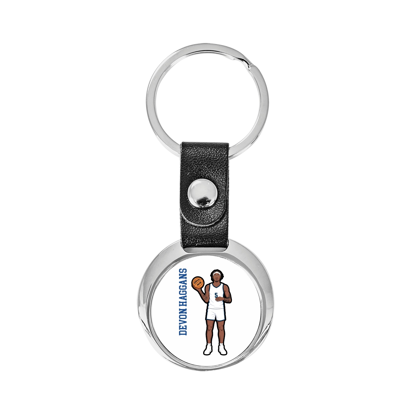 Key Chain — Name Vertical in Classic