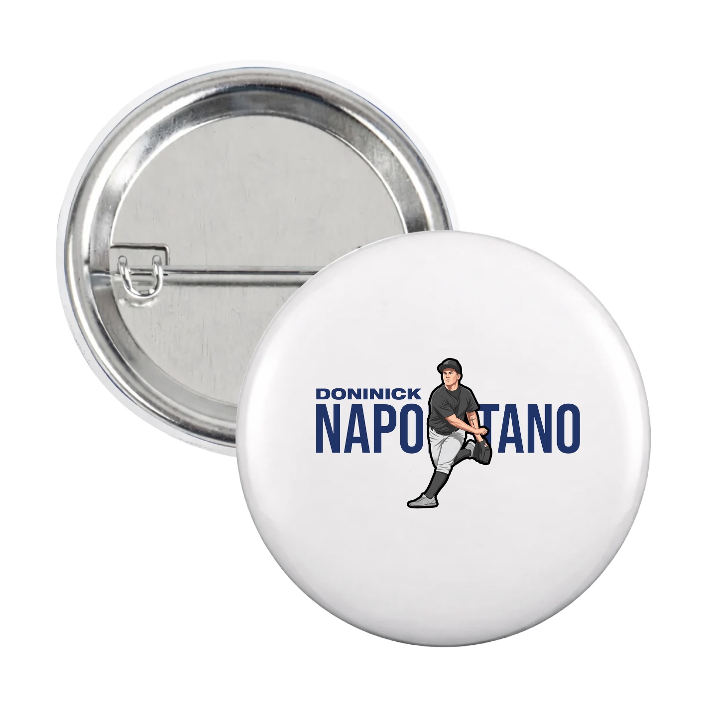 Game Day Button — Player Name in White