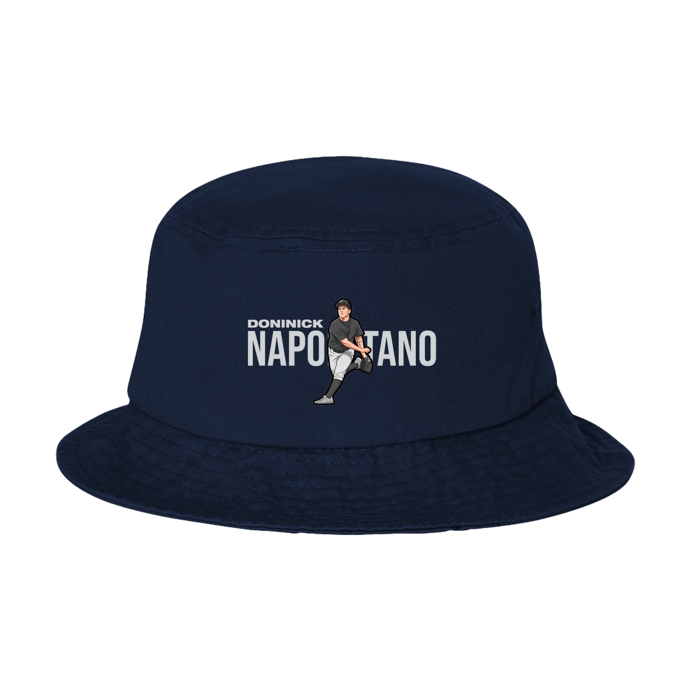 Bucket Cap — Player Name in Navy