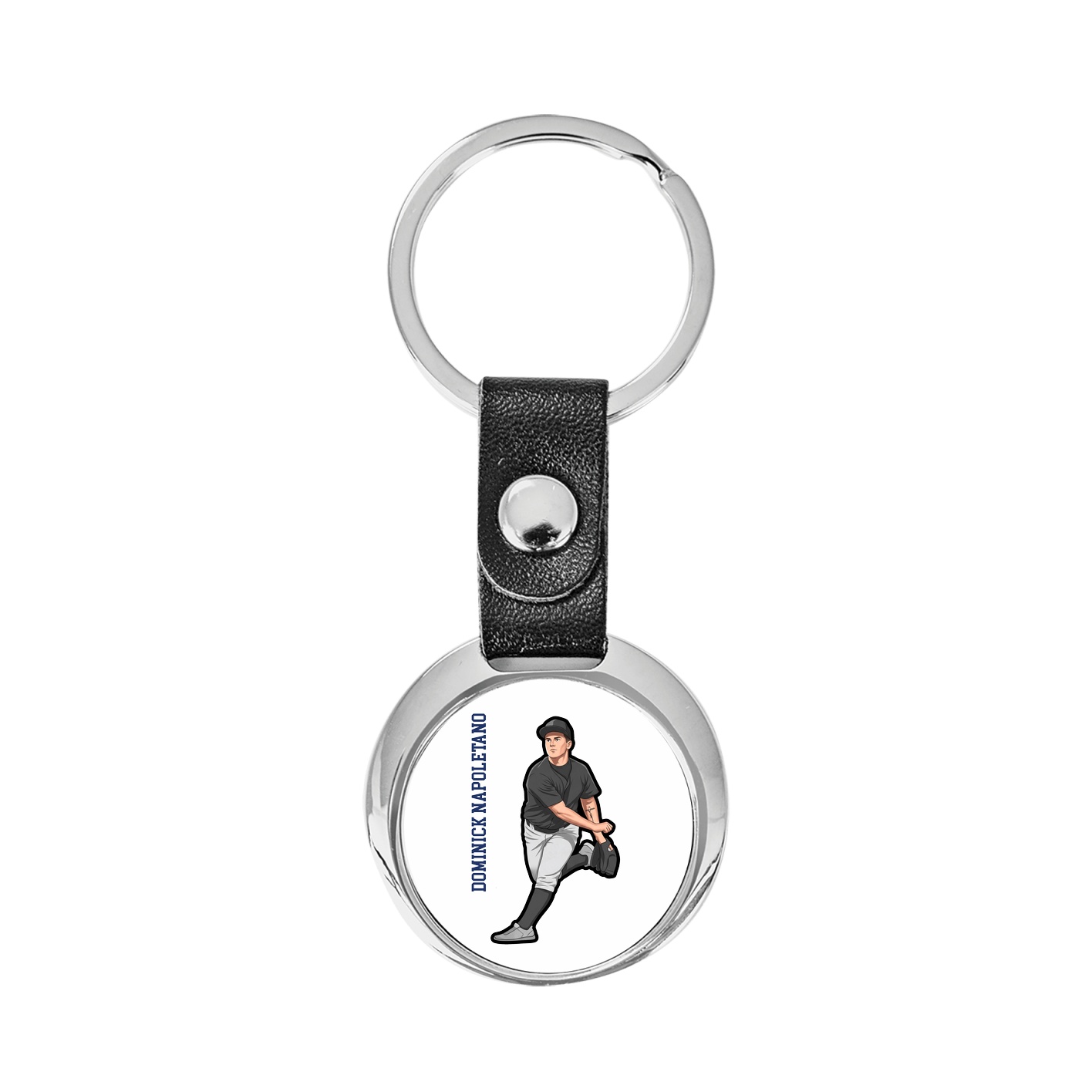 Key Chain — Name Vertical in Classic