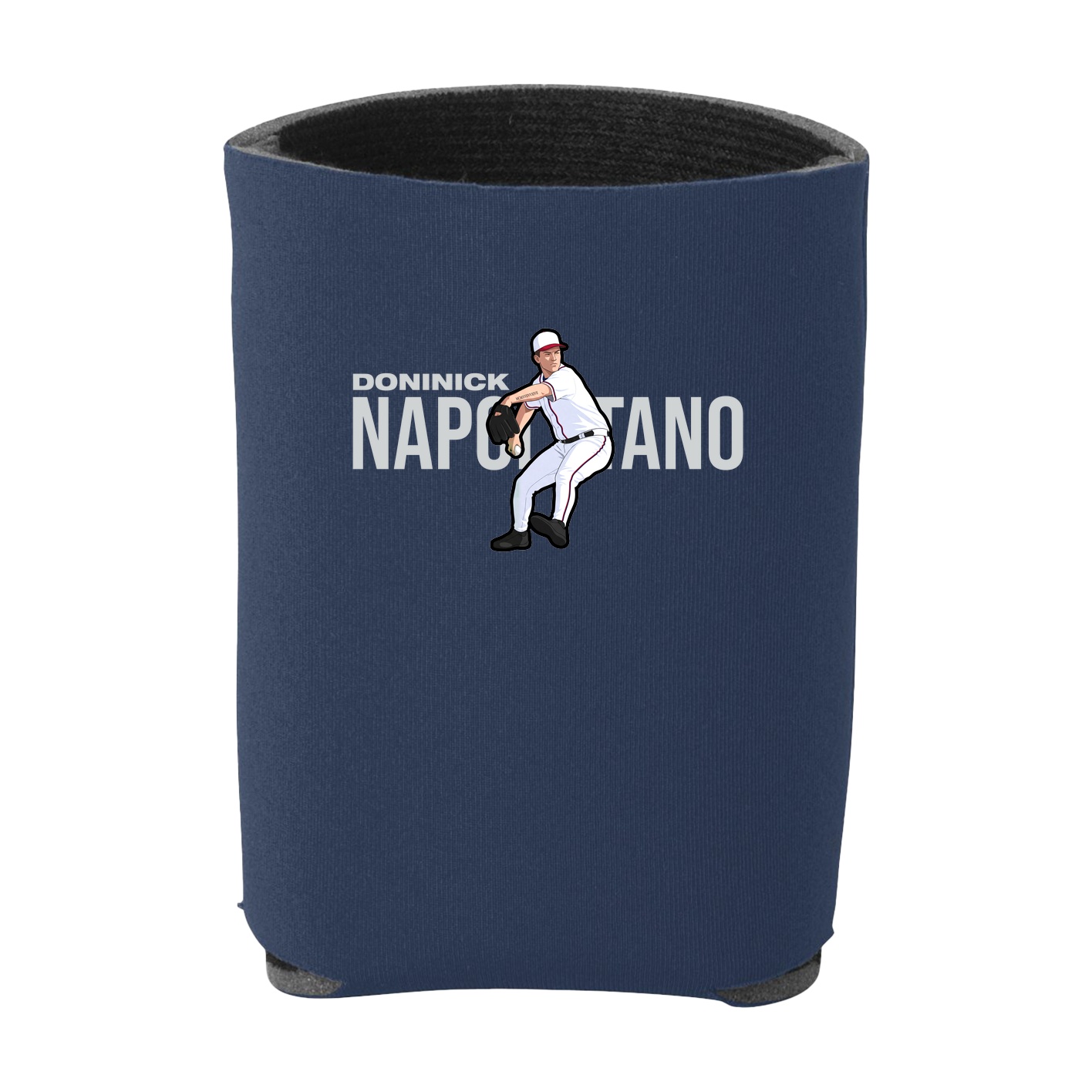 Can Holder — Player Name in Navy