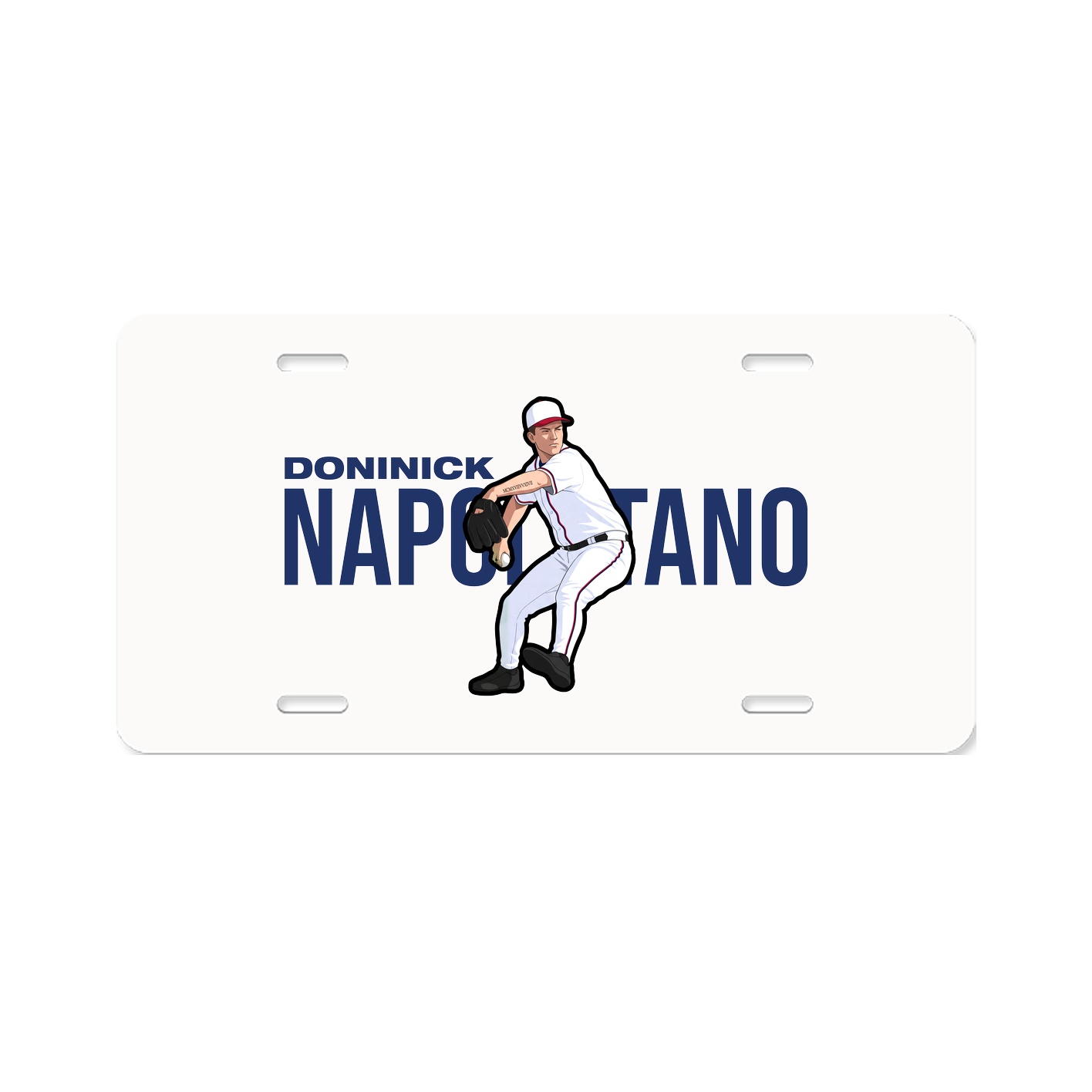 License Plate — Player Name in Classic