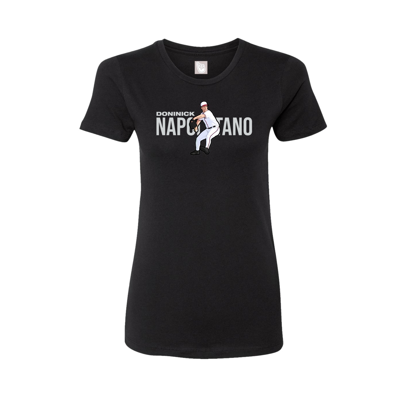 Womens Tee — Player Name in Black