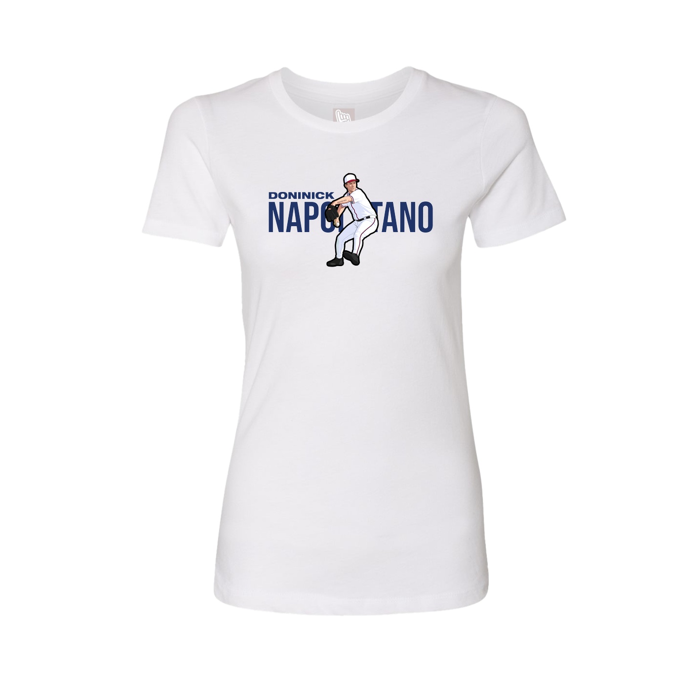 Womens Tee — Player Name in White