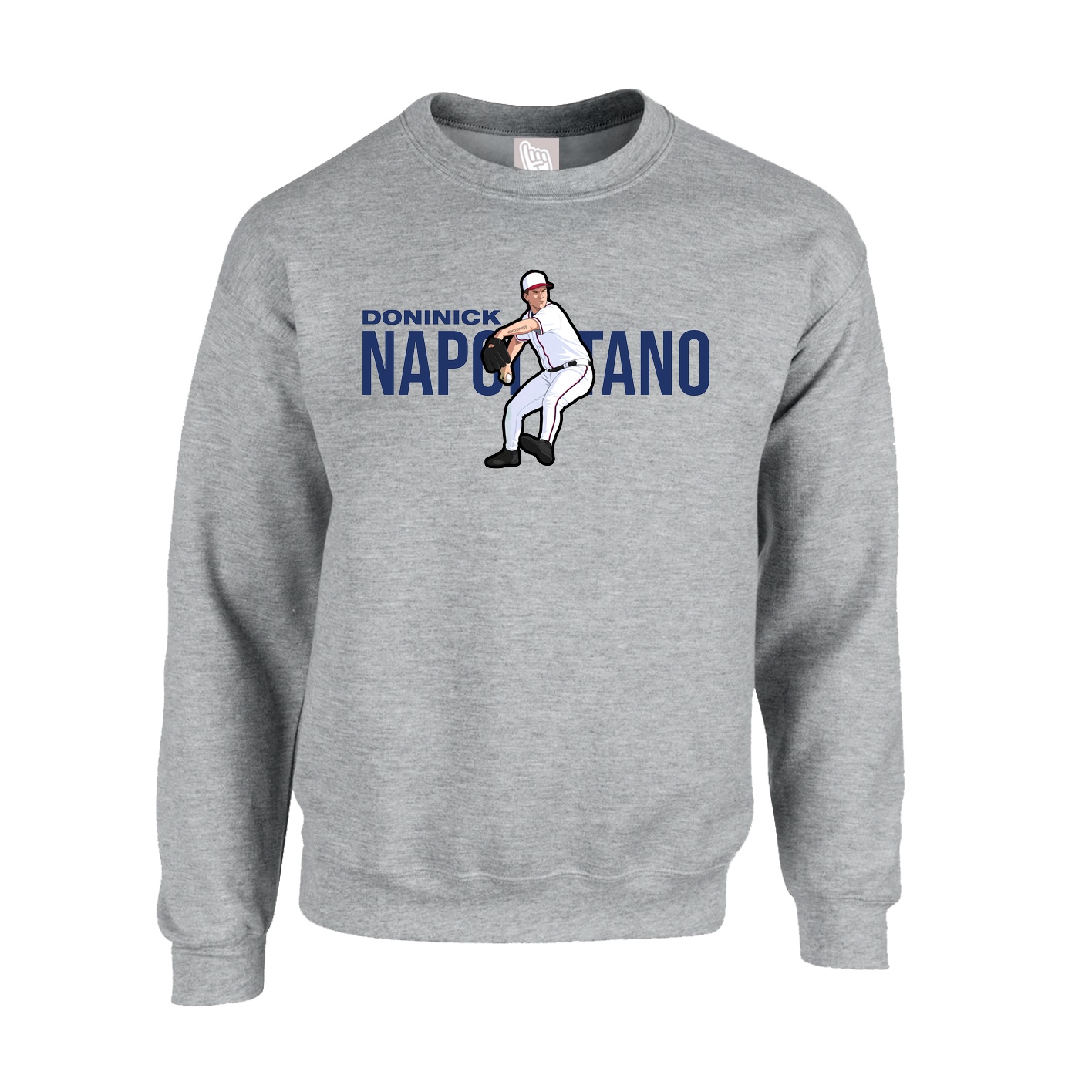 Fleece Crew — Player Name in Grey