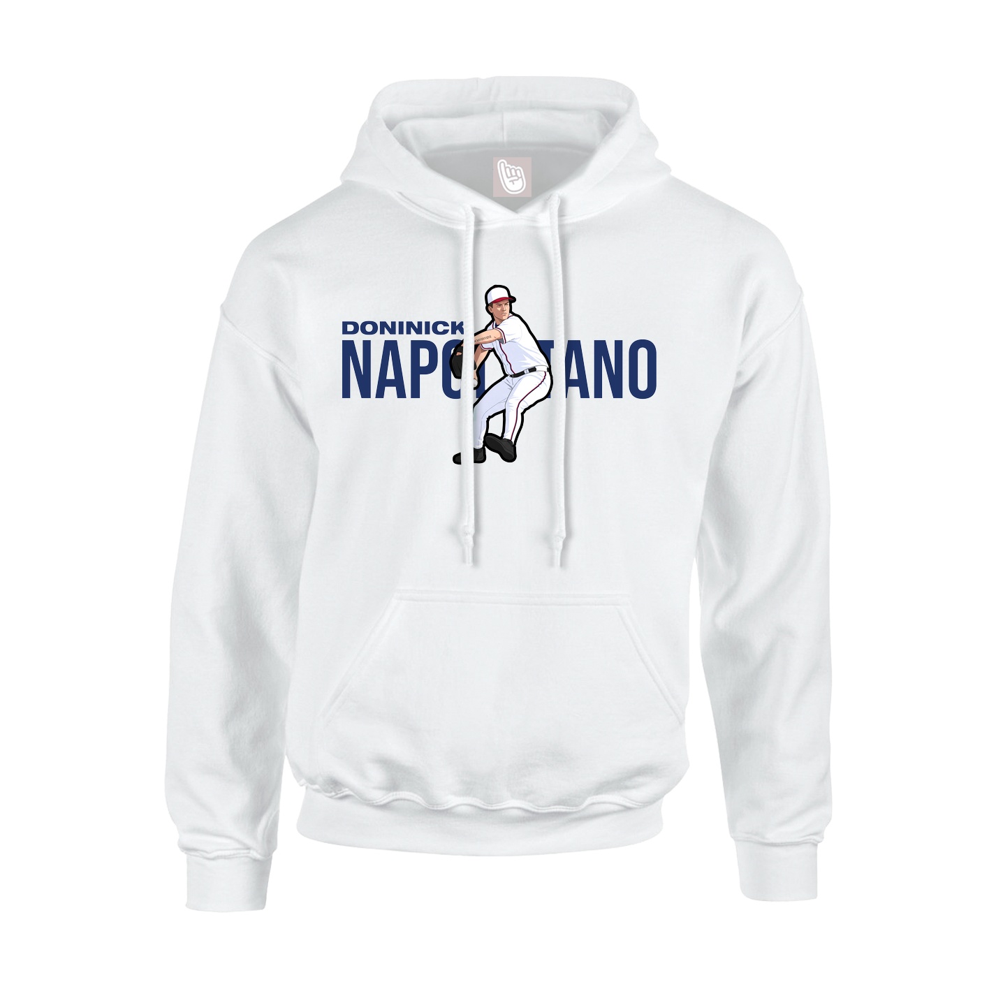 Youth Hoodie — Player Name in White