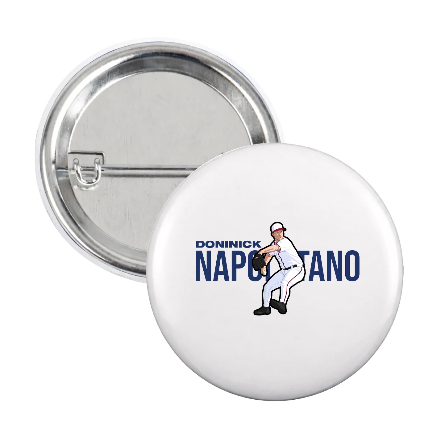 Game Day Button — Player Name in White