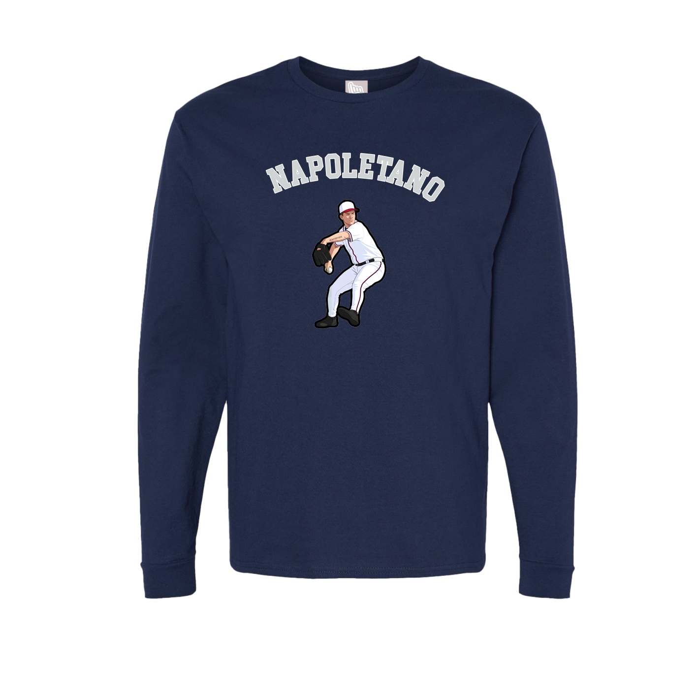 Long Sleeve Tee — Shirsey Arch in Navy