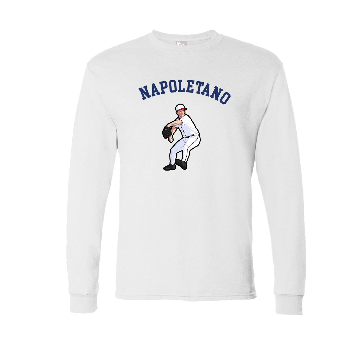 Long Sleeve Tee — Shirsey Arch in White