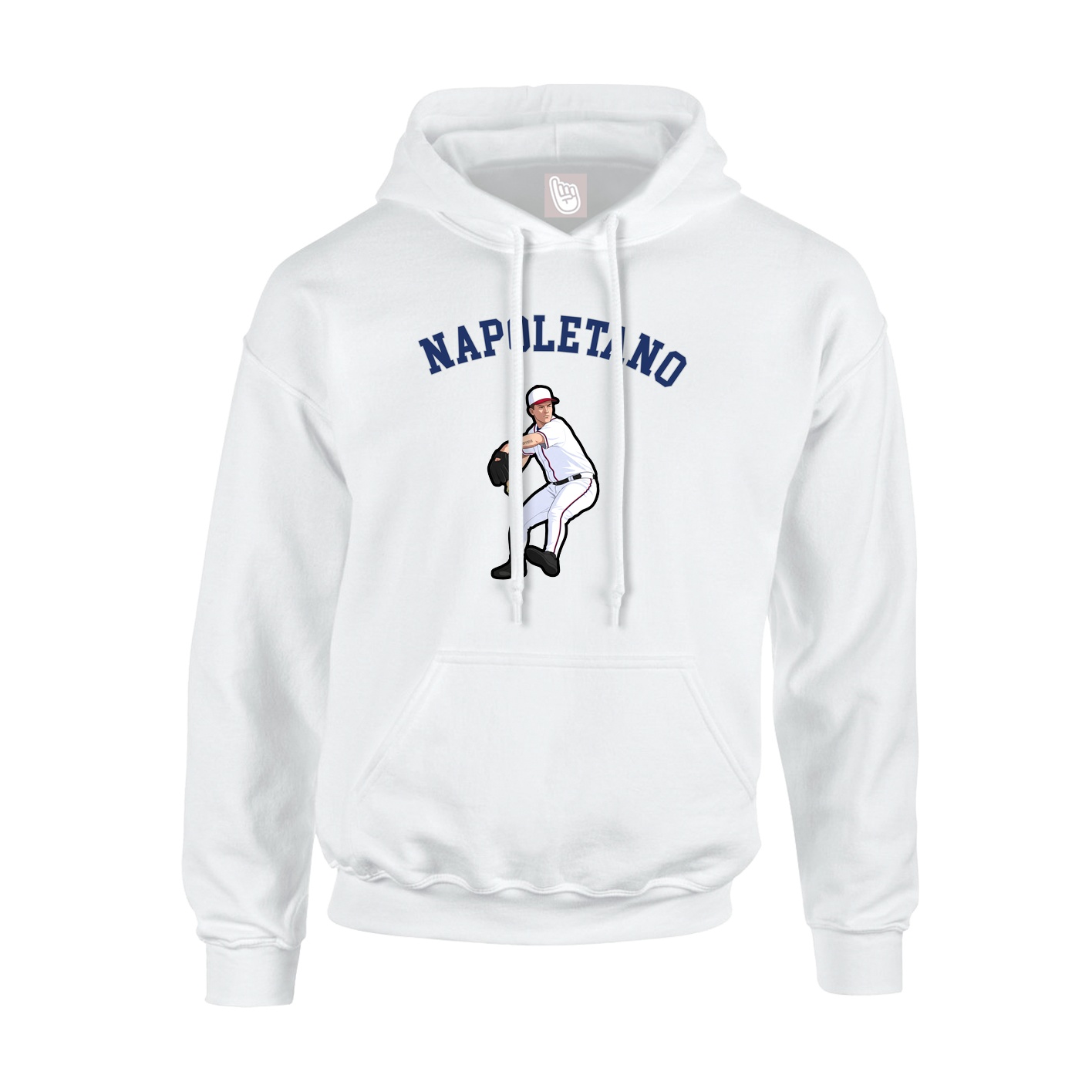 Youth Hoodie — Shirsey Arch in White