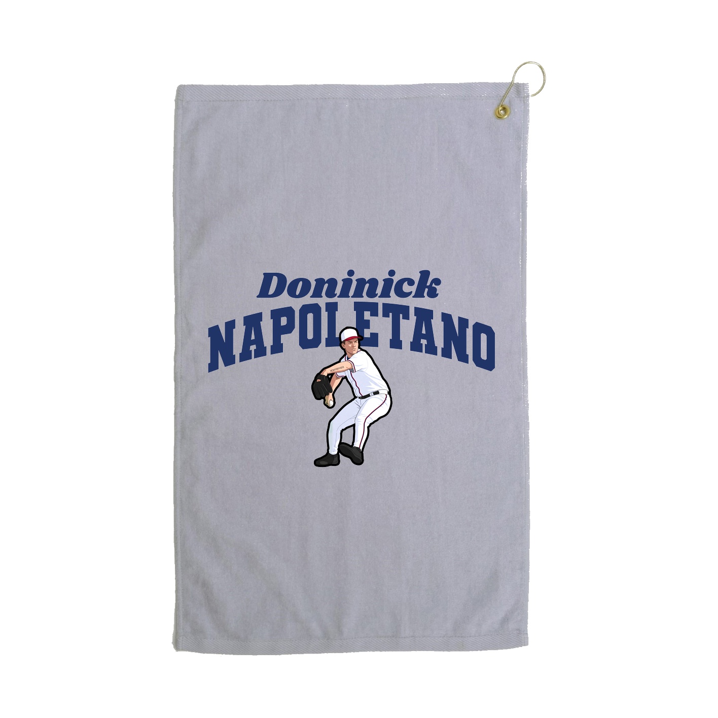 Golf Towel — Signature Arch in Grey