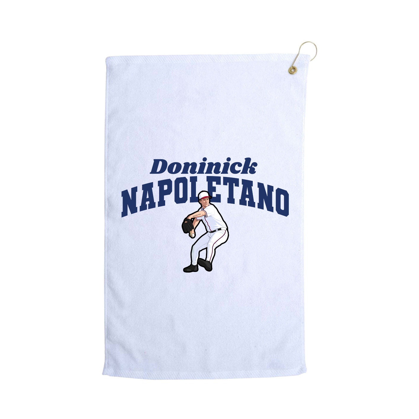Golf Towel — Signature Arch in White