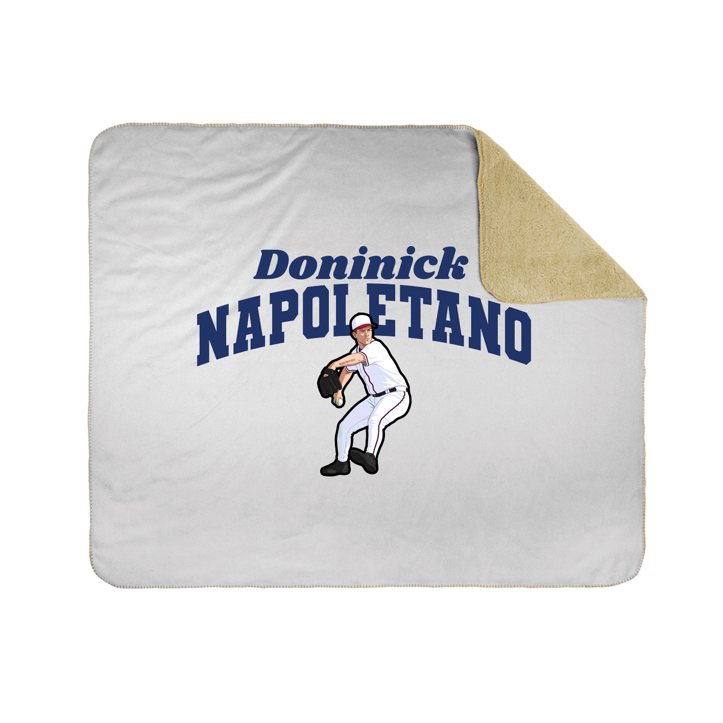 Throw Blanket — Signature Arch in White