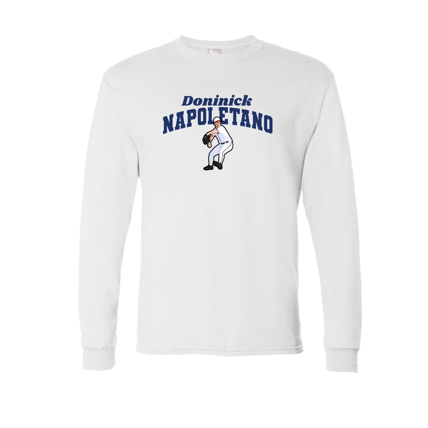 Long Sleeve Tee — Signature Arch in White