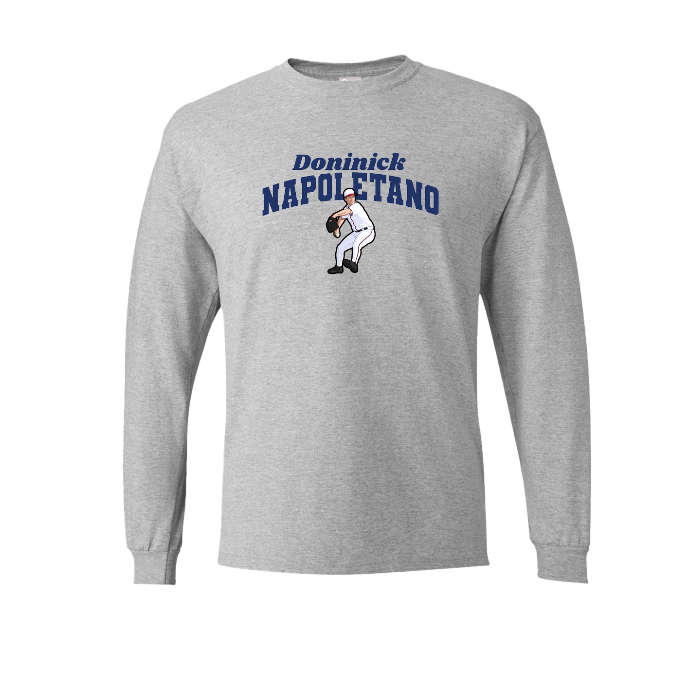 Long Sleeve Tee — Signature Arch in Grey