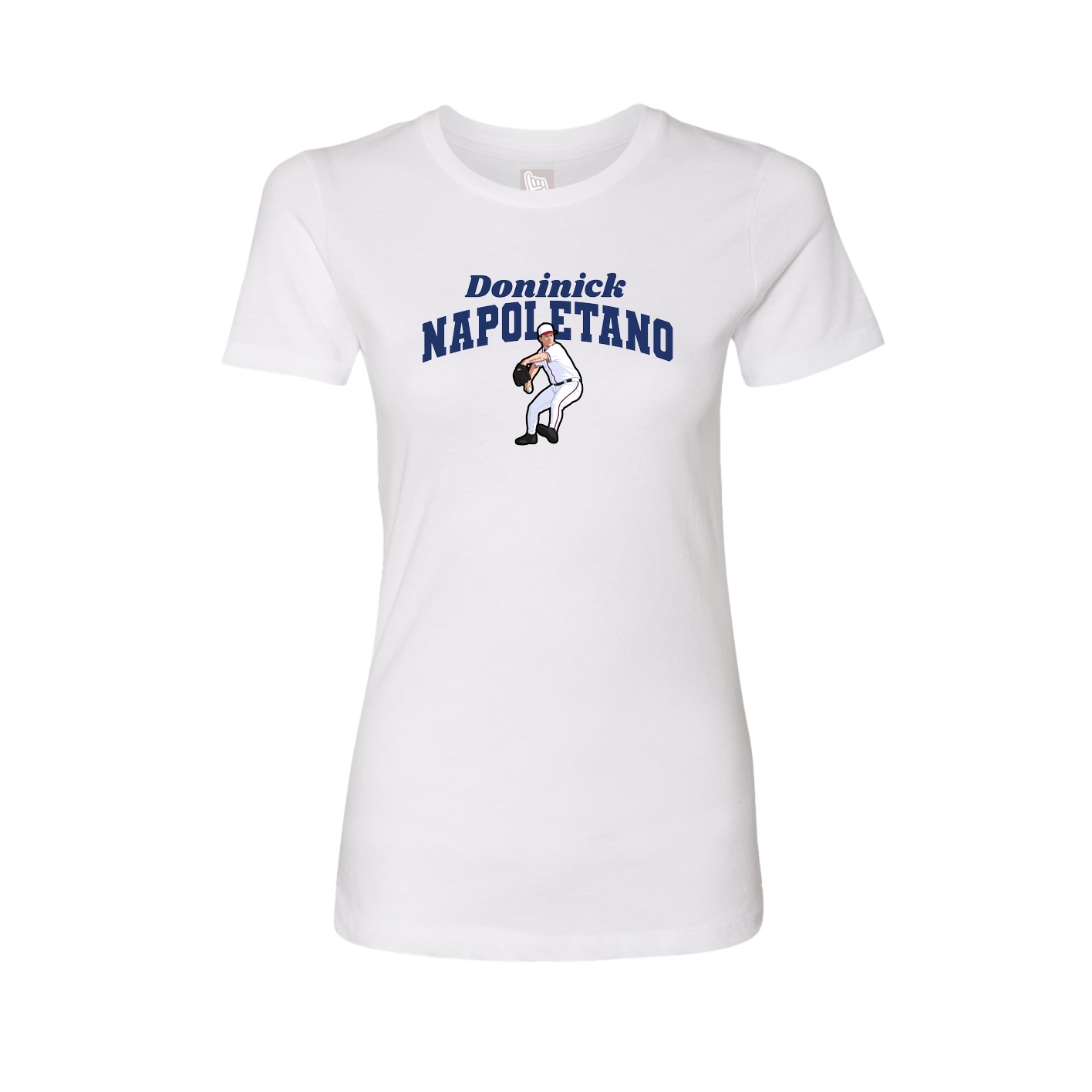 Womens Tee — Signature Arch in White