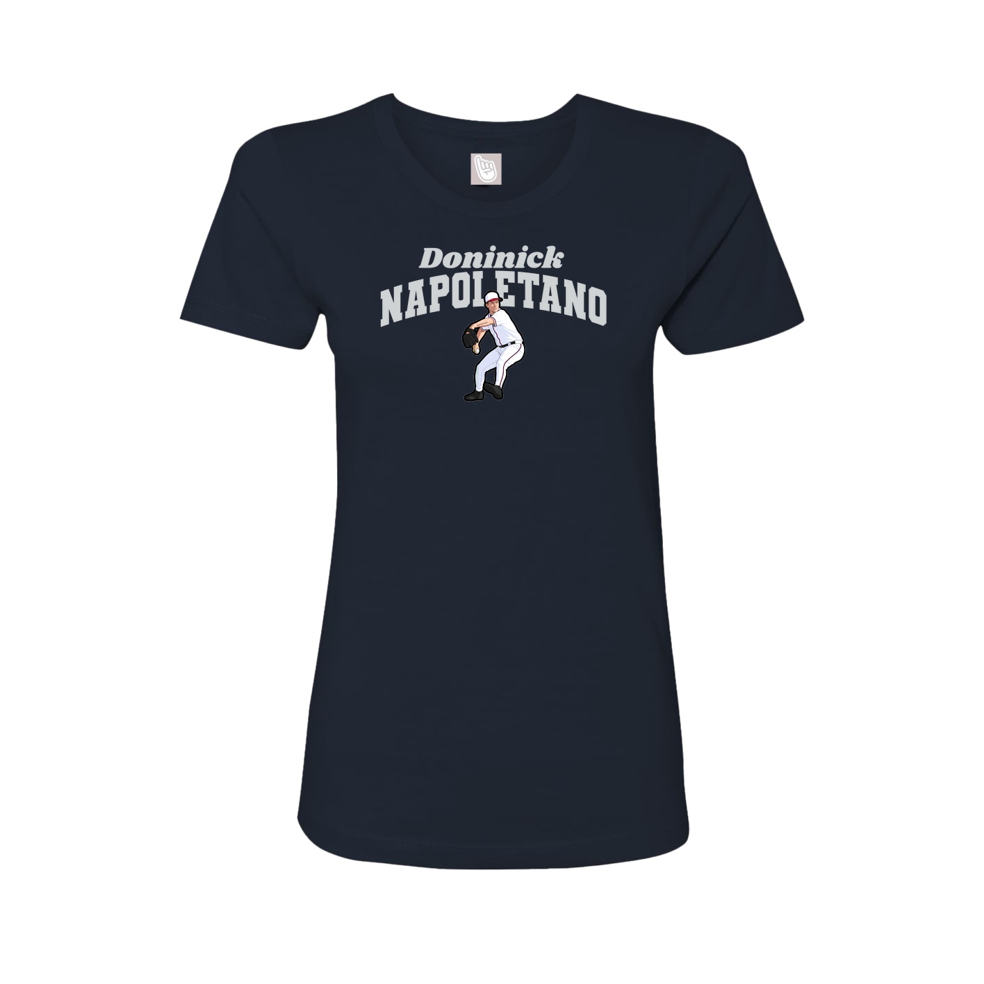 Womens Tee — Signature Arch in Navy