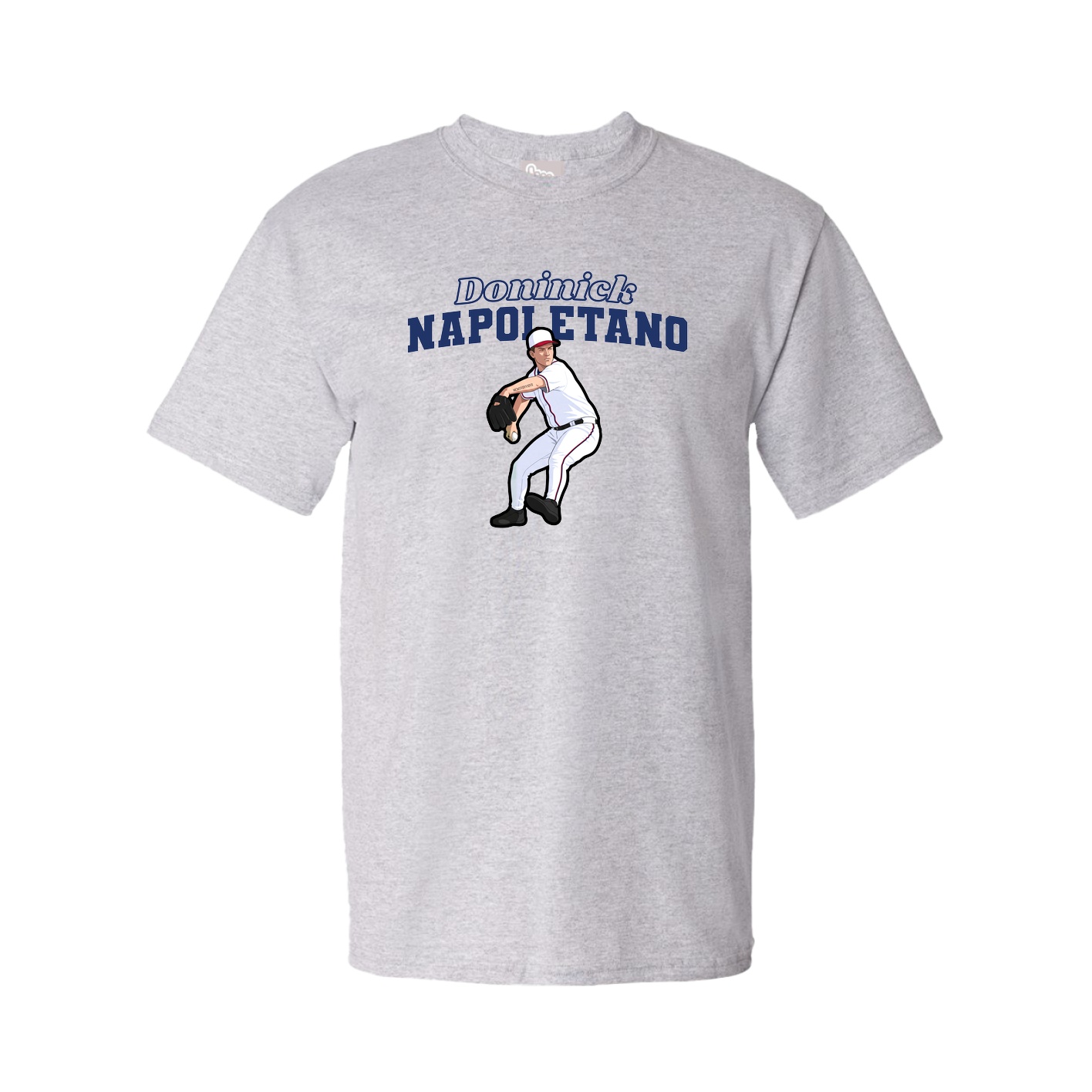 Tee — Name Arch in Grey