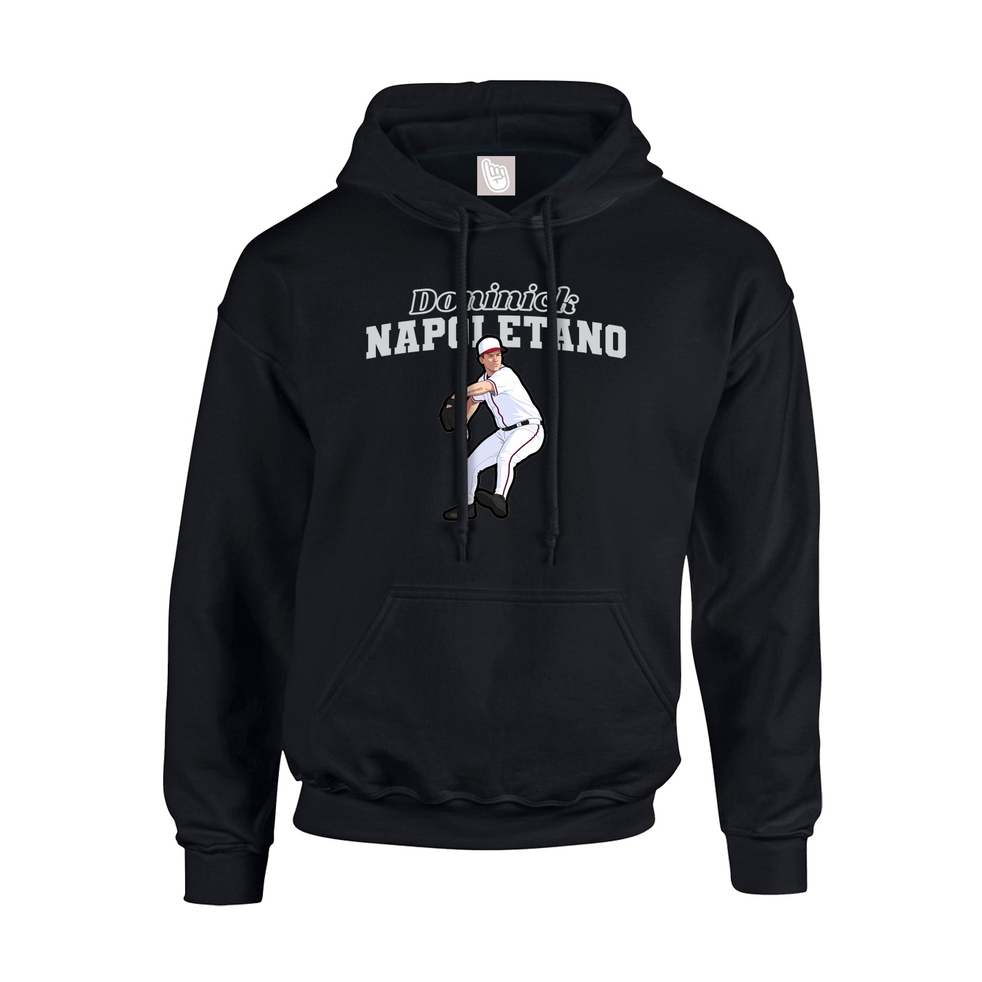 Hoodie — Name Arch in Black