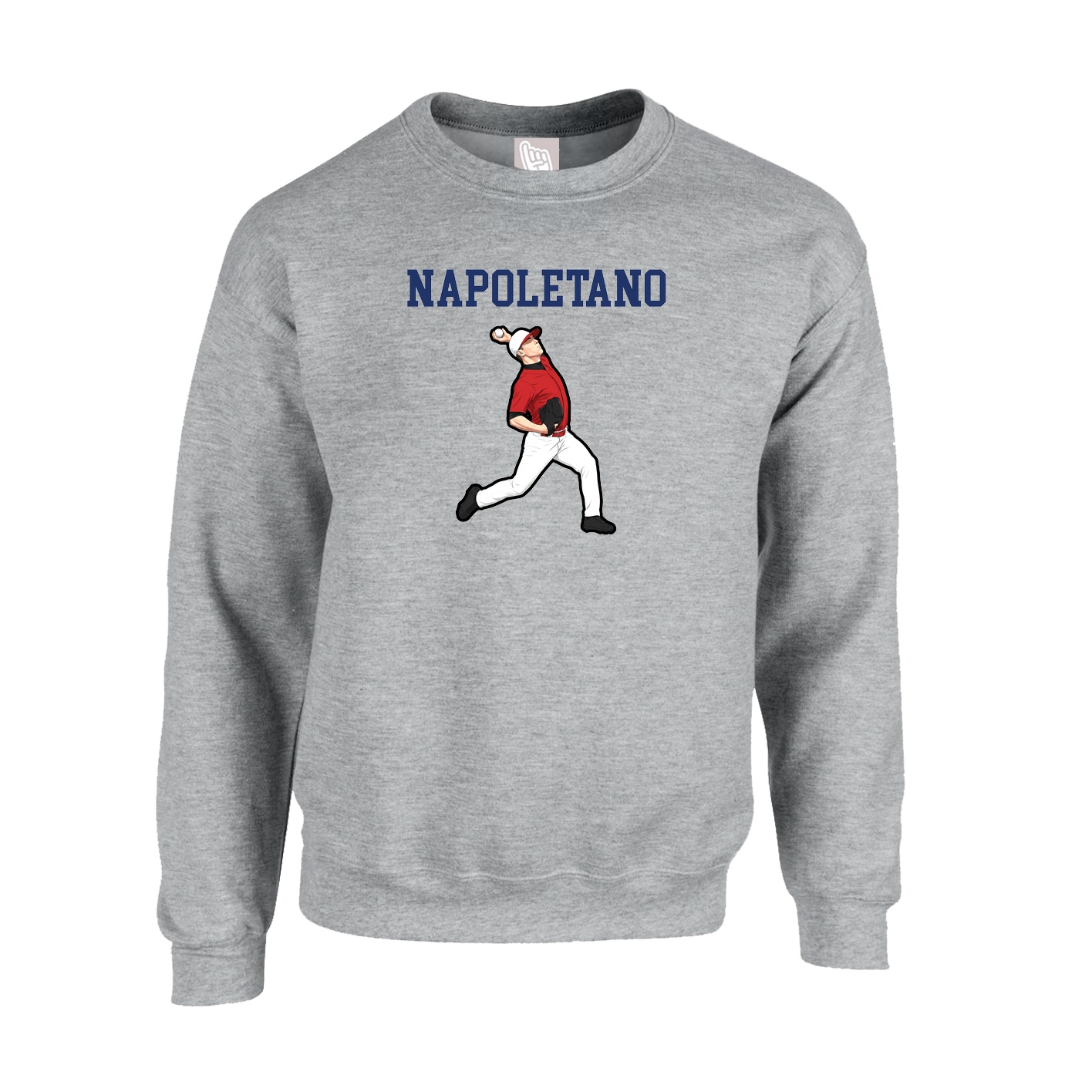 Fleece Crew — Shirsey in Grey