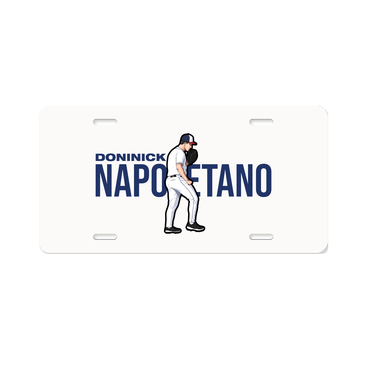 License Plate — Player Name in Classic