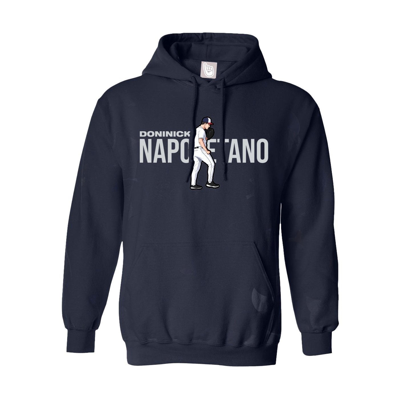 Hoodie — Player Name in Navy