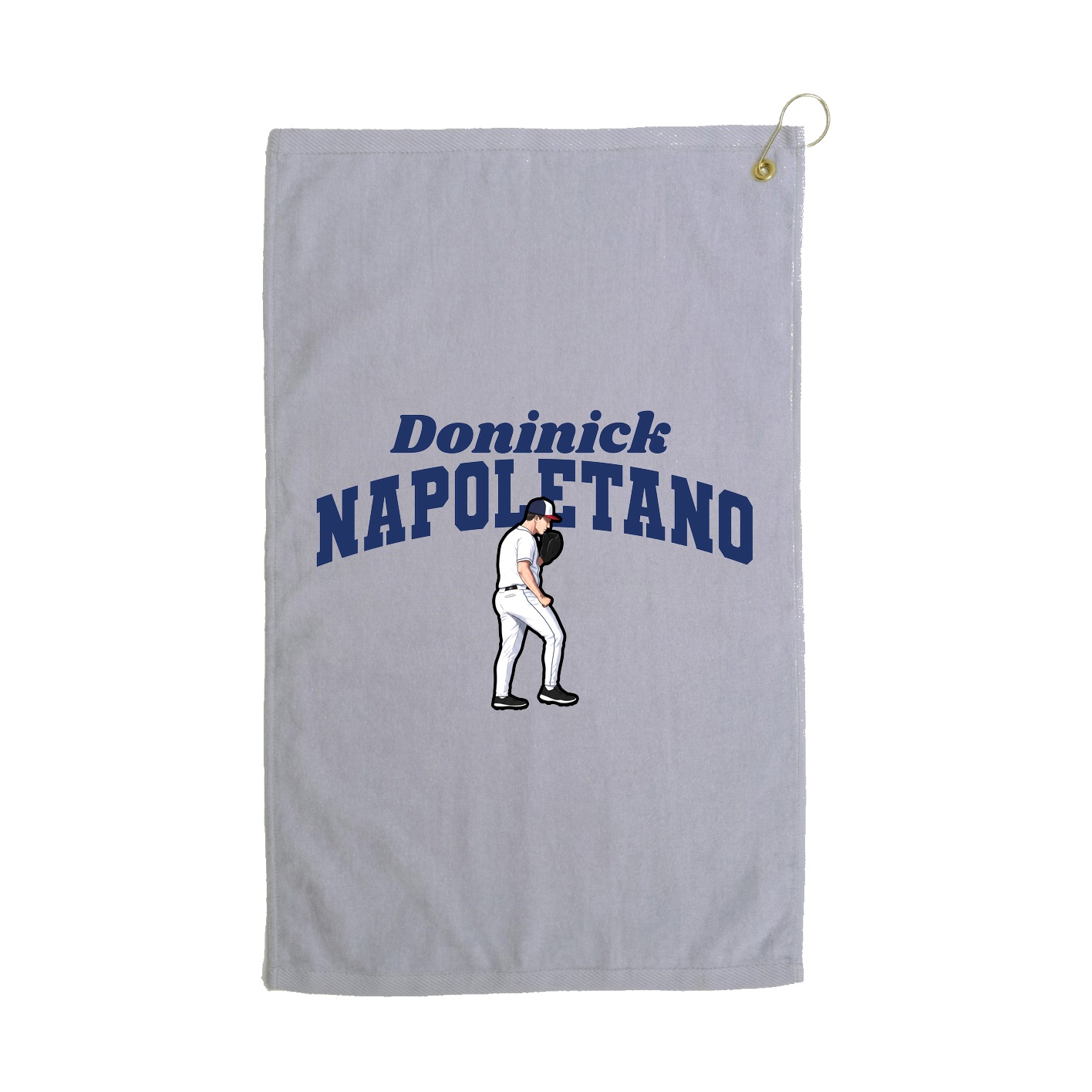 Golf Towel — Signature Arch in Grey