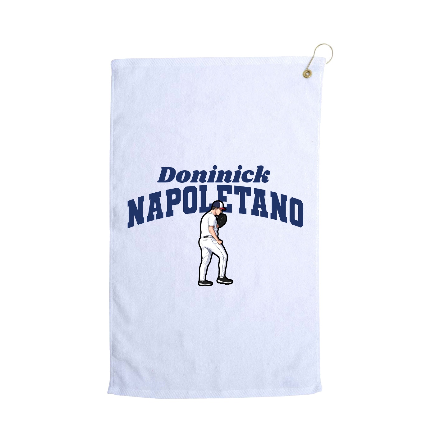 Golf Towel — Signature Arch in White
