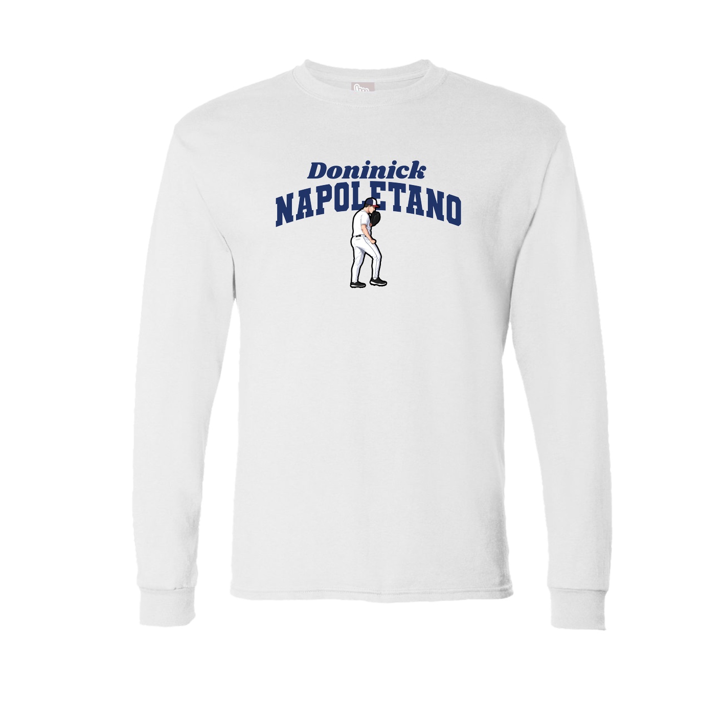 Long Sleeve Tee — Signature Arch in White