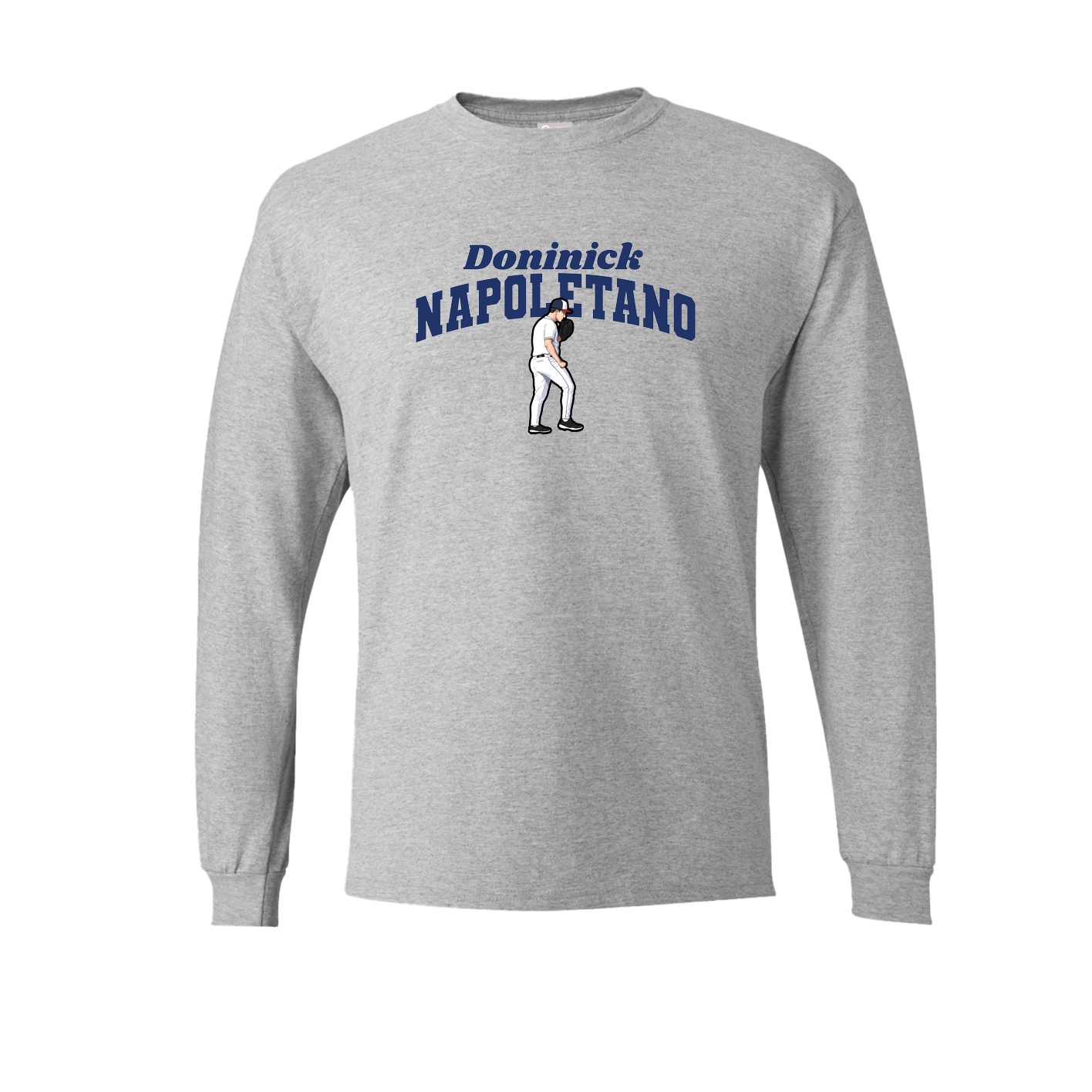 Long Sleeve Tee — Signature Arch in Grey