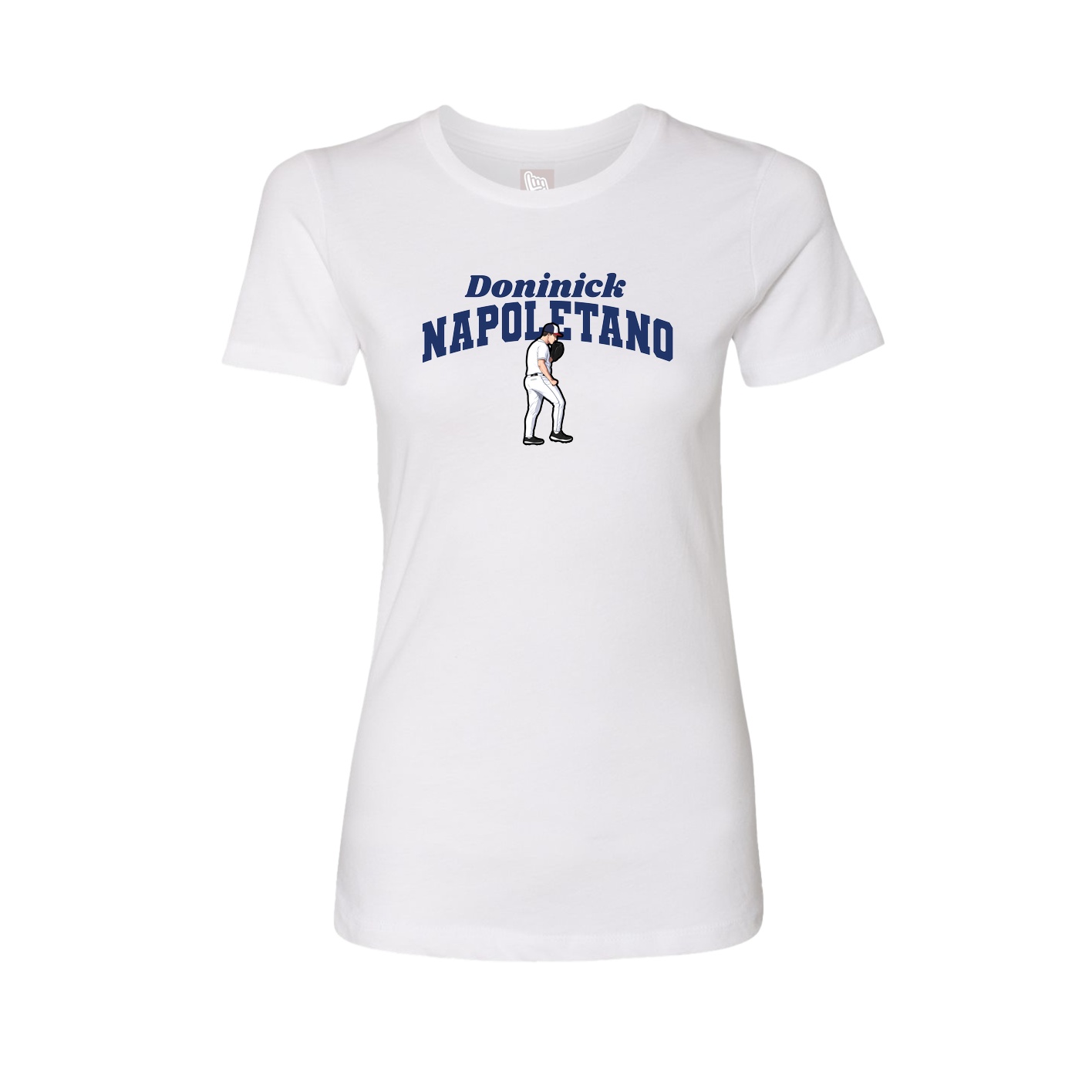 Womens Tee — Signature Arch in White