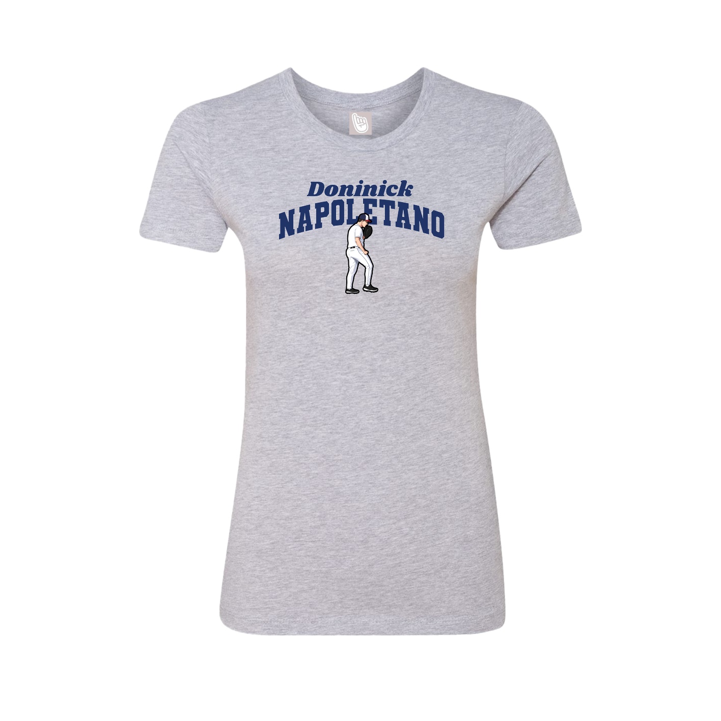 Womens Tee — Signature Arch in Grey