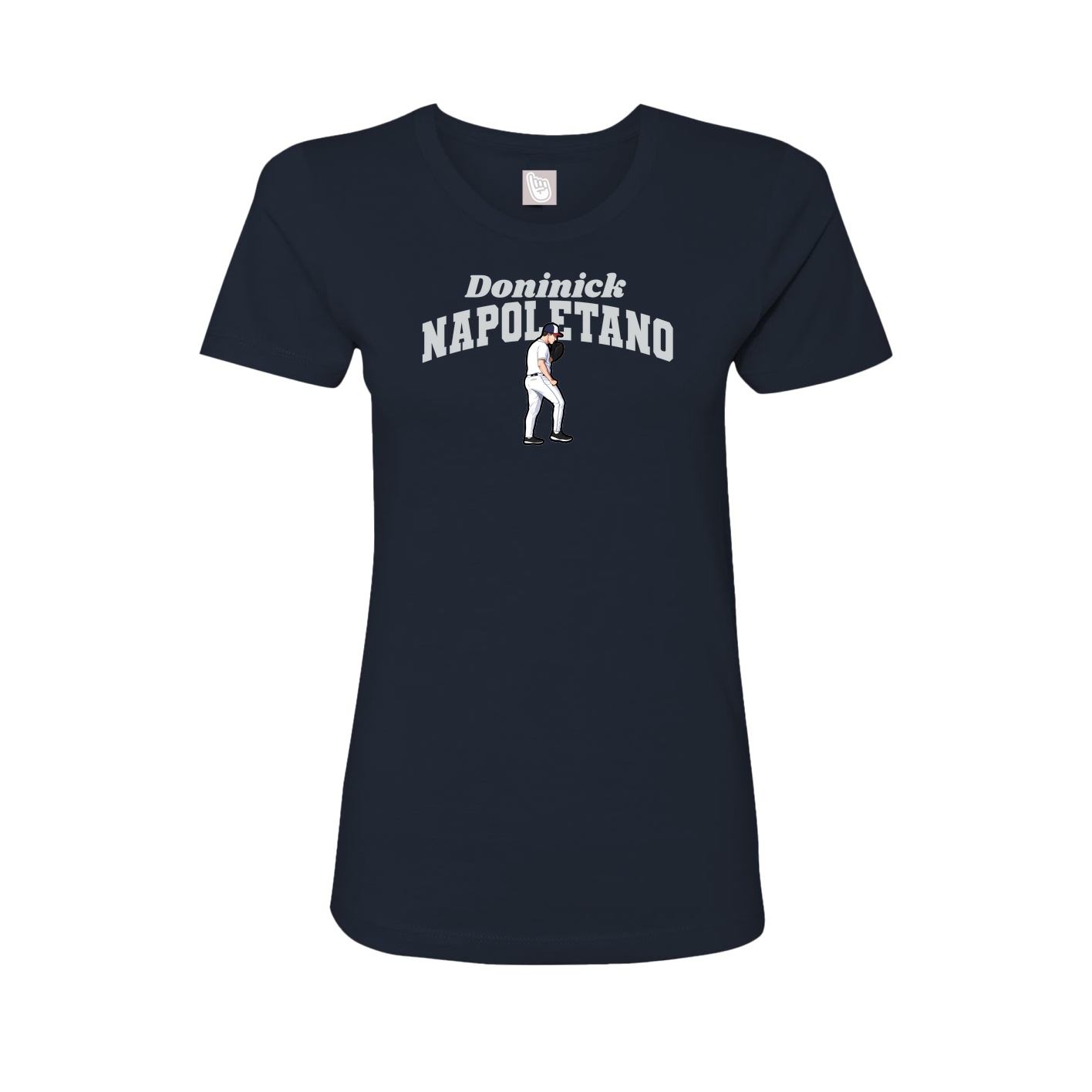 Womens Tee — Signature Arch in Navy