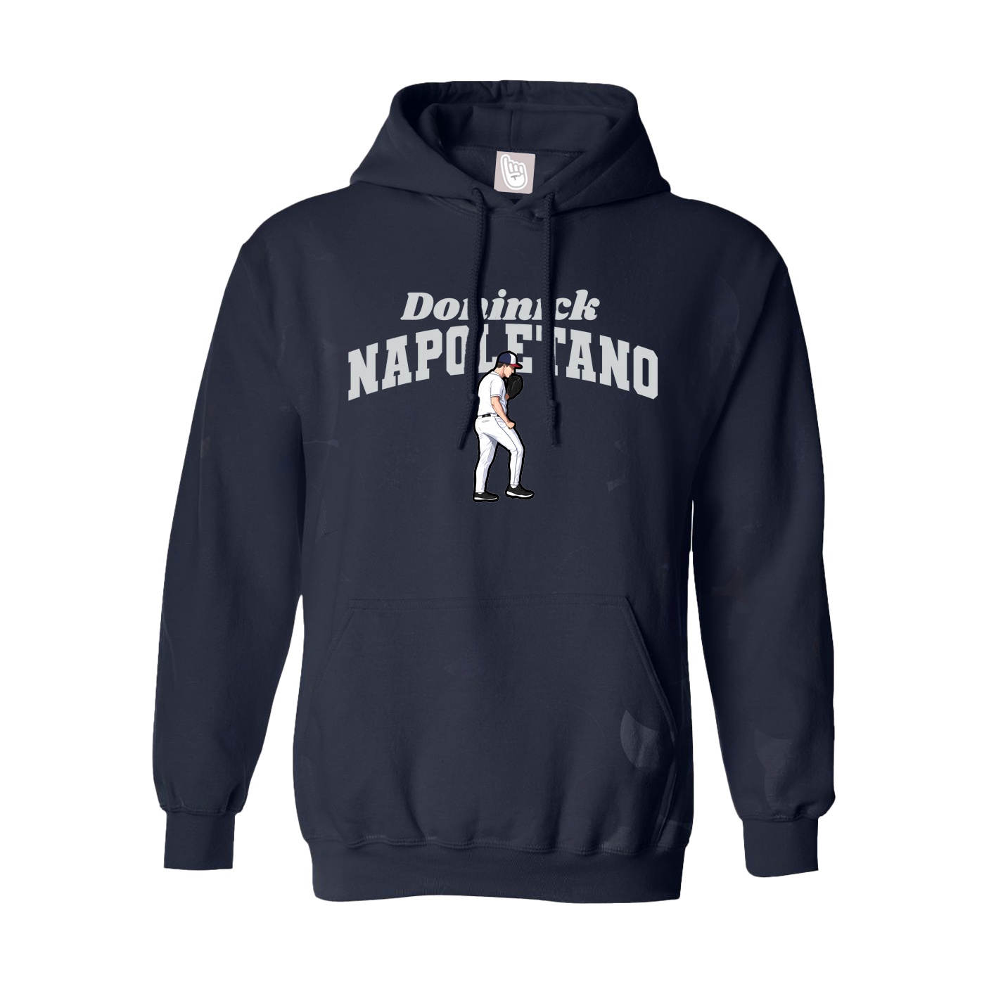 Youth Hoodie — Signature Arch in Navy