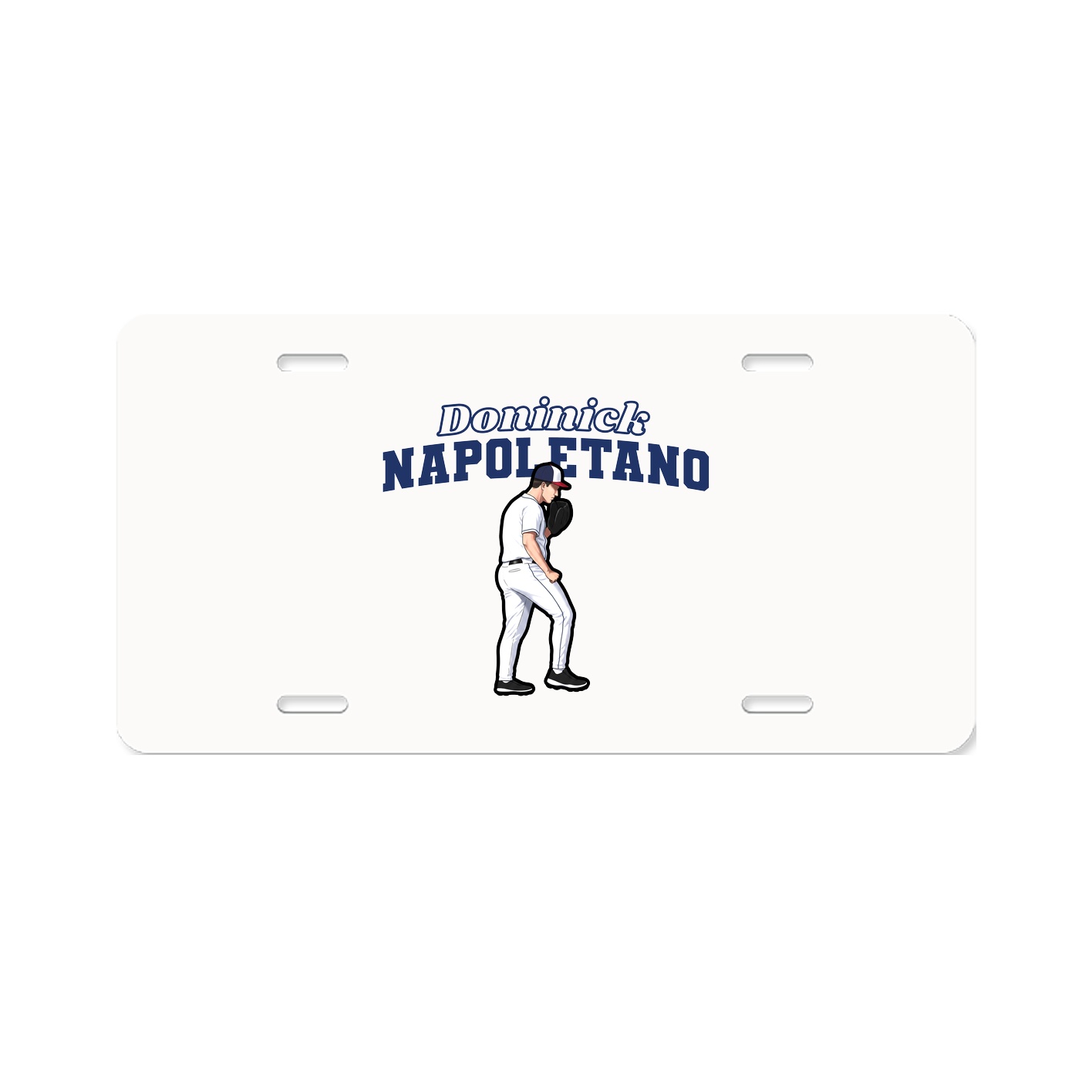 License Plate — Name Arch in Classic
