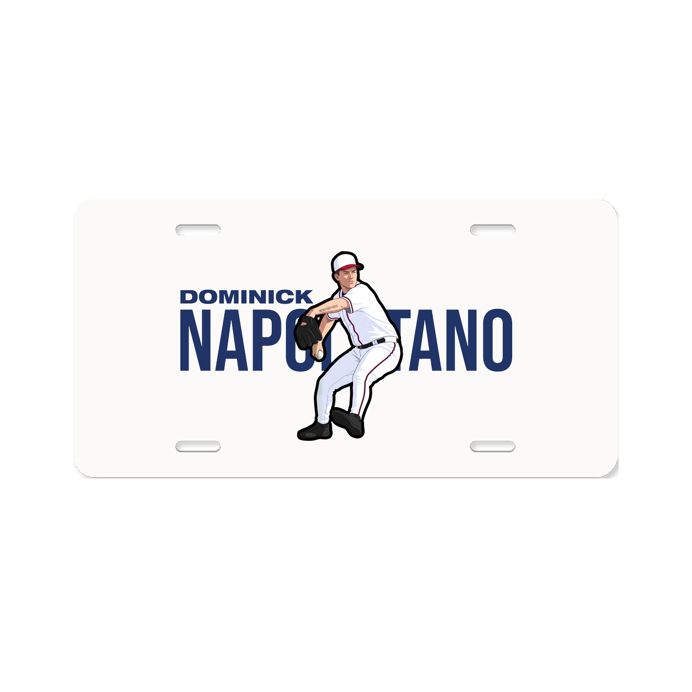 License Plate — Player Name in Classic
