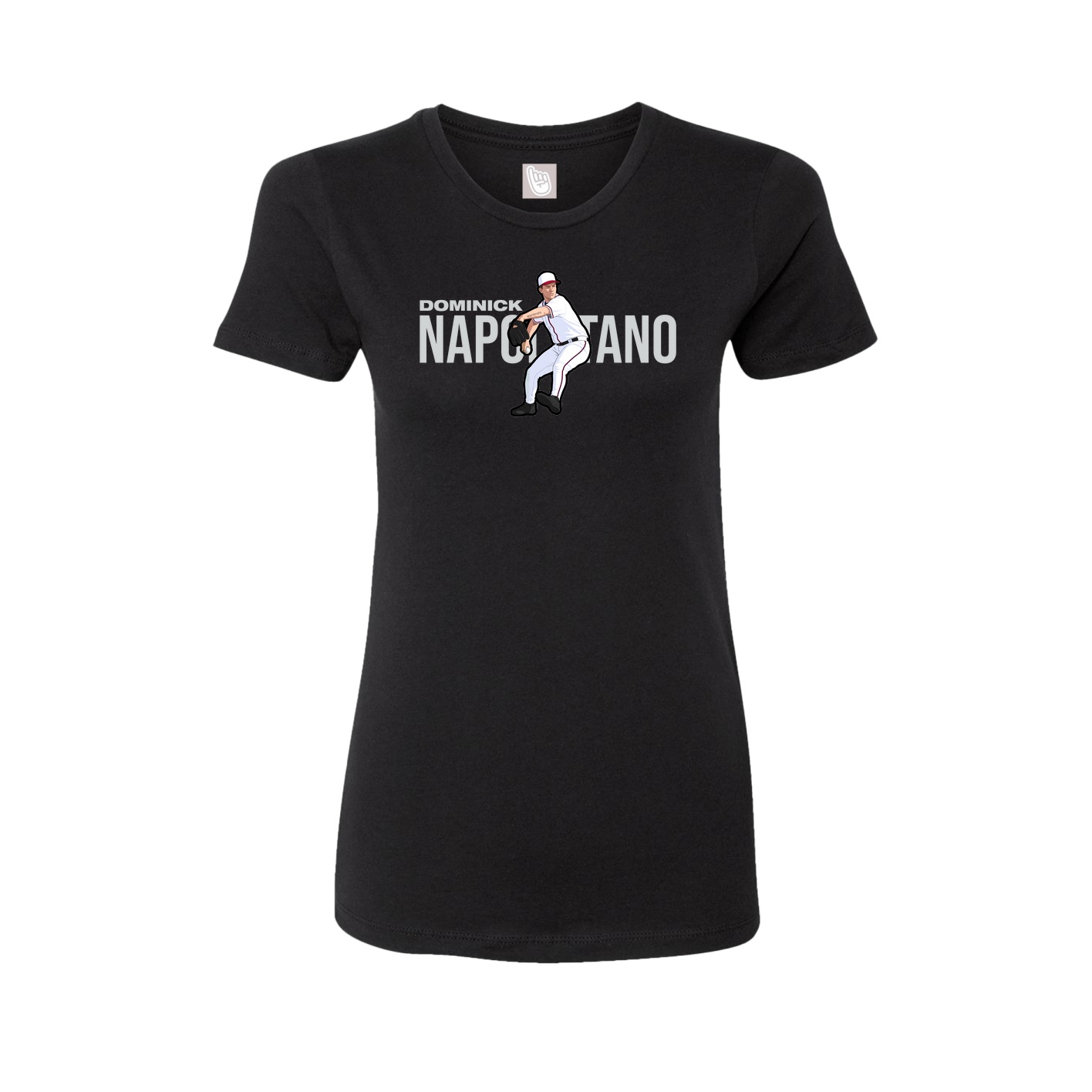 Womens Tee — Player Name in Black